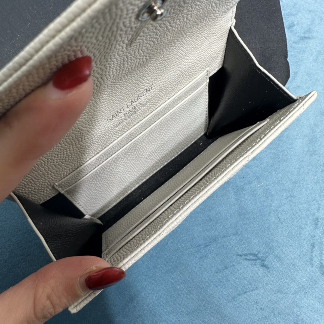 YSL CASSANDRE MATELASSÉ SMALL ENVELOPE WALLET