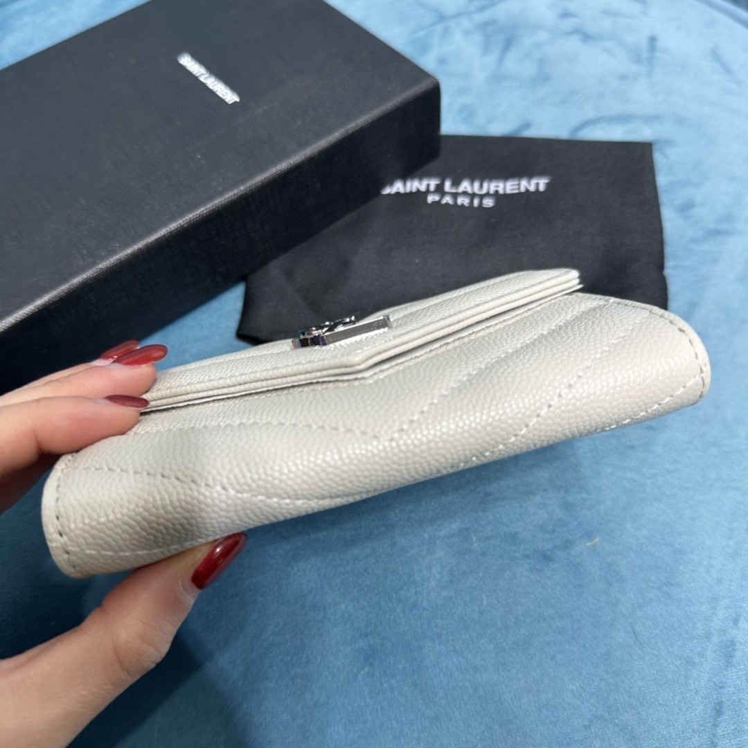 YSL CASSANDRE MATELASSÉ SMALL ENVELOPE WALLET