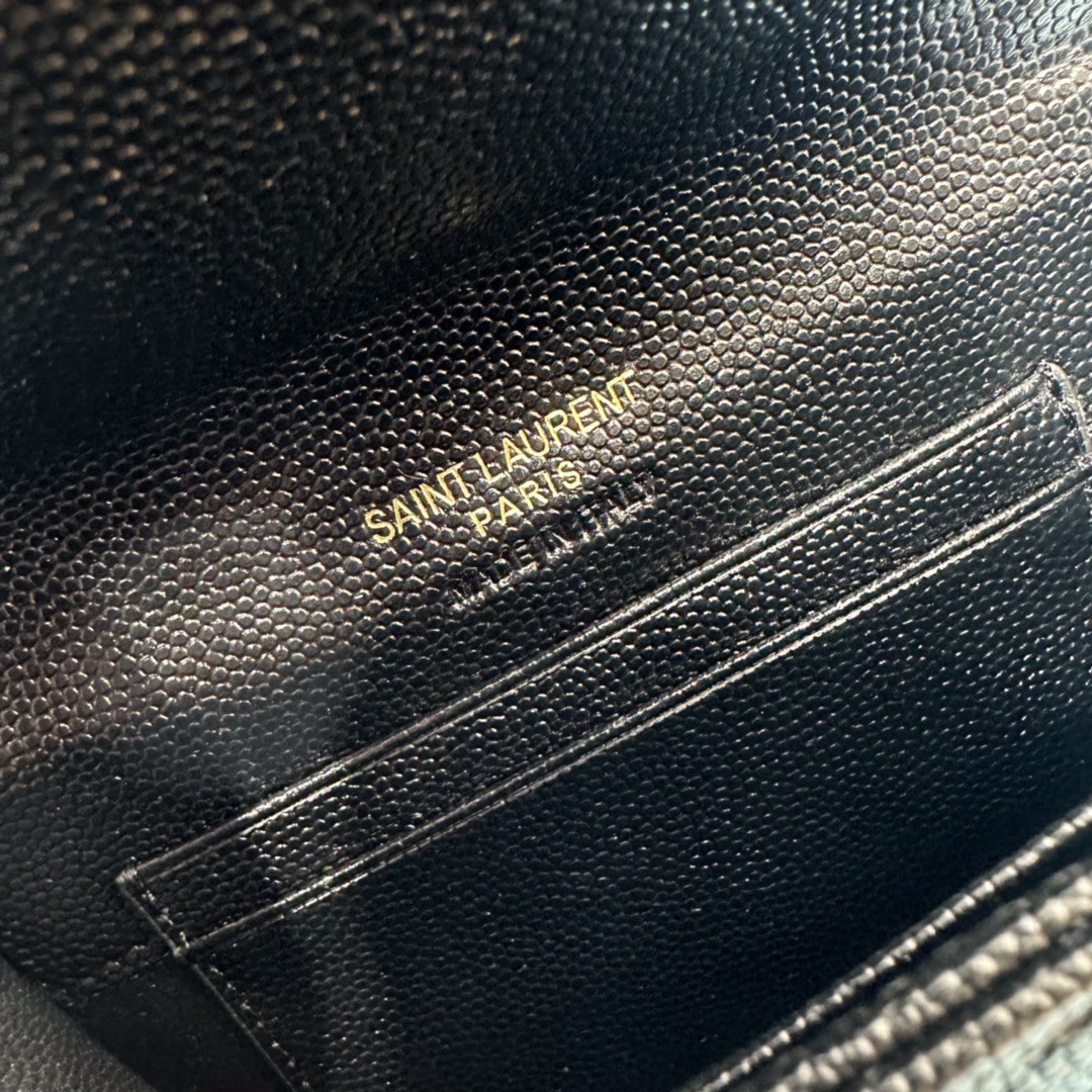 YSL CASSANDRE MATELASSÉ SMALL ENVELOPE WALLET
