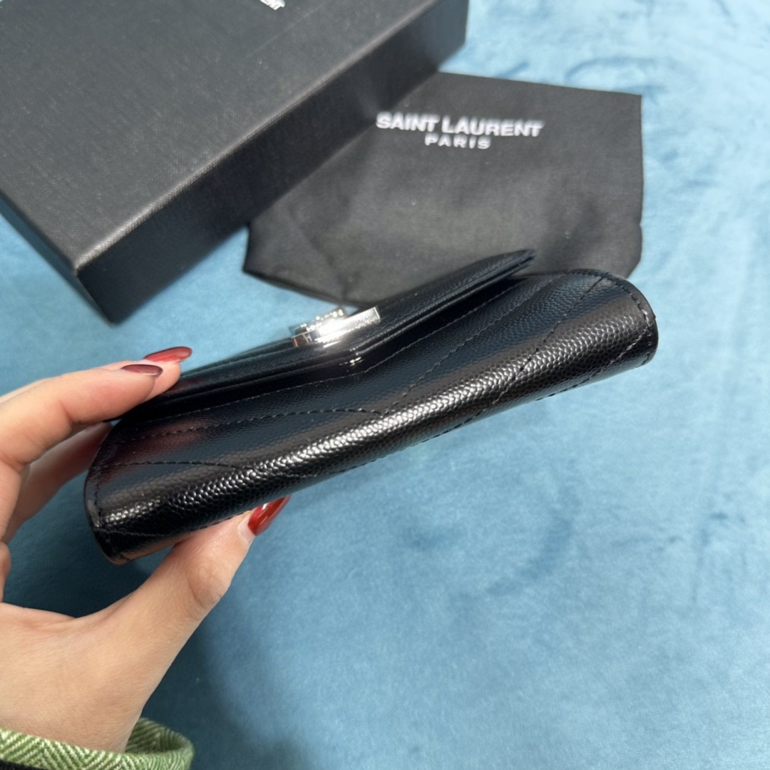YSL CASSANDRE MATELASSÉ SMALL ENVELOPE WALLET