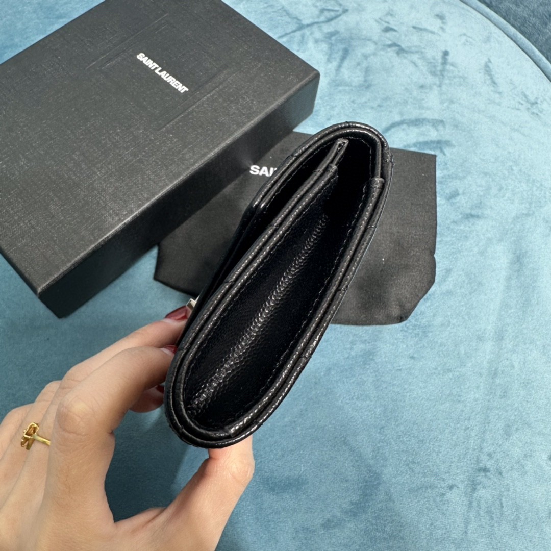 YSL CASSANDRE MATELASSÉ SMALL ENVELOPE WALLET