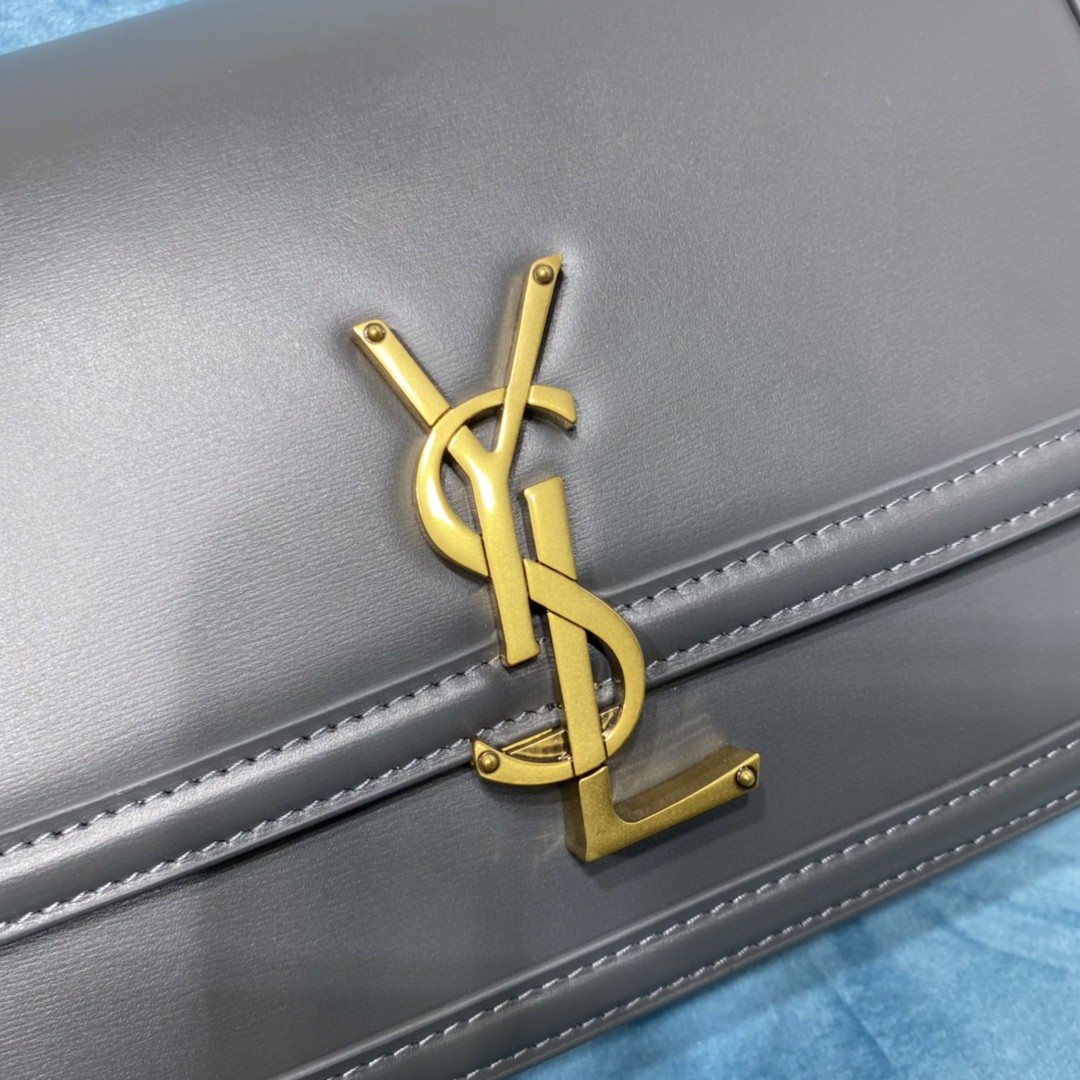 YSL SOLFERINO MEDIUM SATCHEL IN CANVAS AND BOX