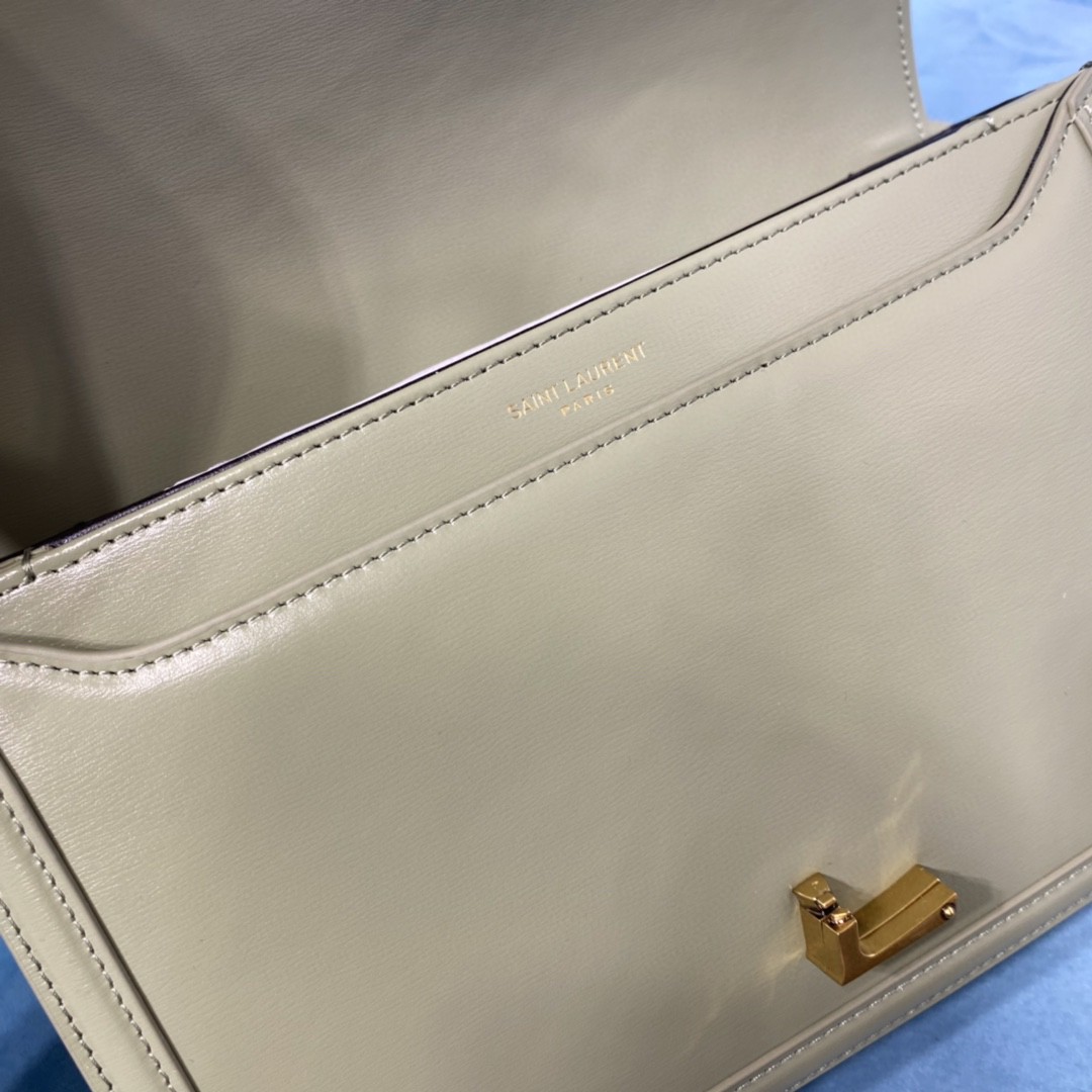 YSL SOLFERINO MEDIUM SATCHEL IN CANVAS AND BOX