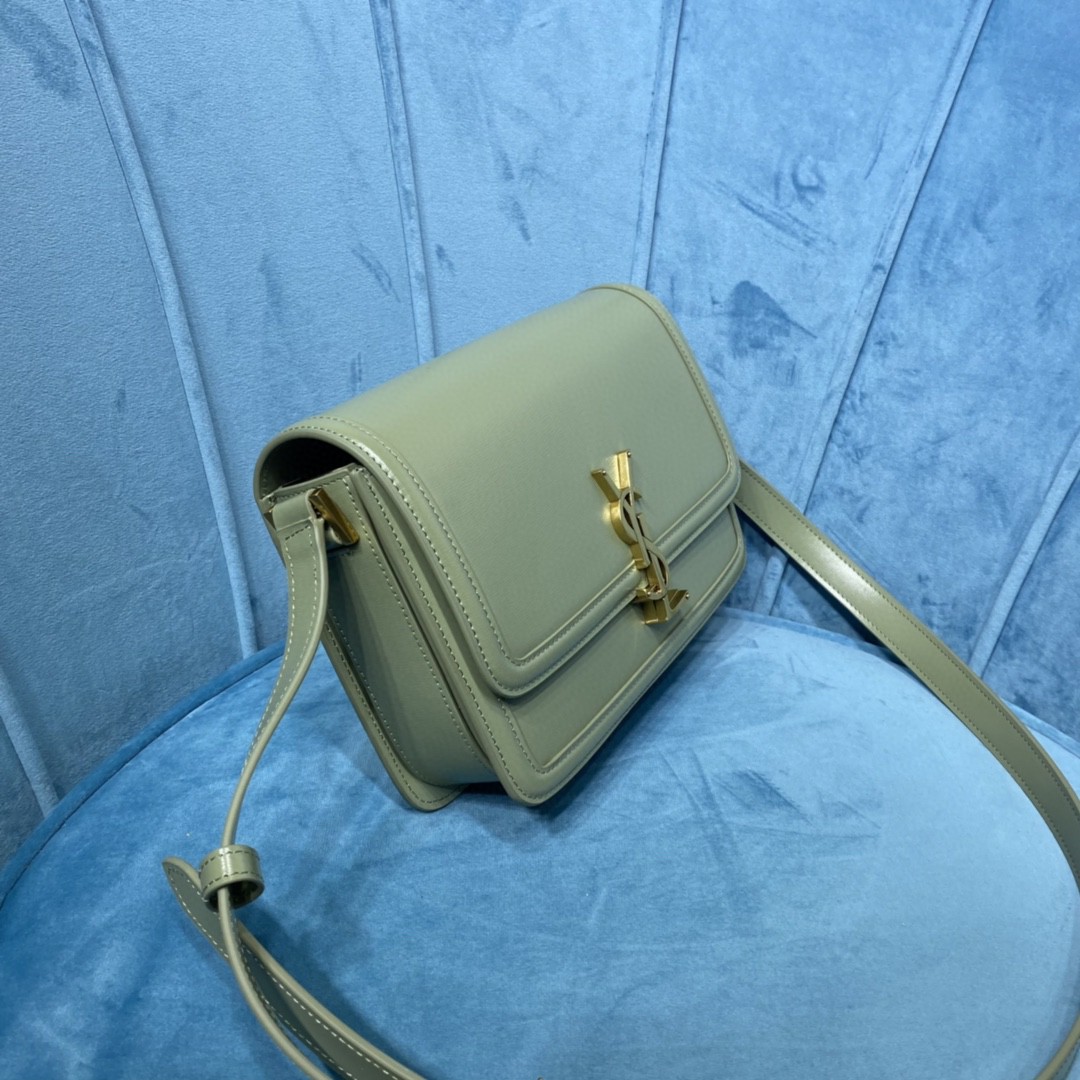 YSL SOLFERINO MEDIUM SATCHEL IN CANVAS AND BOX