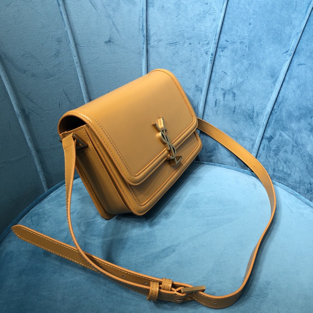 YSL SOLFERINO MEDIUM SATCHEL IN CANVAS AND BOX