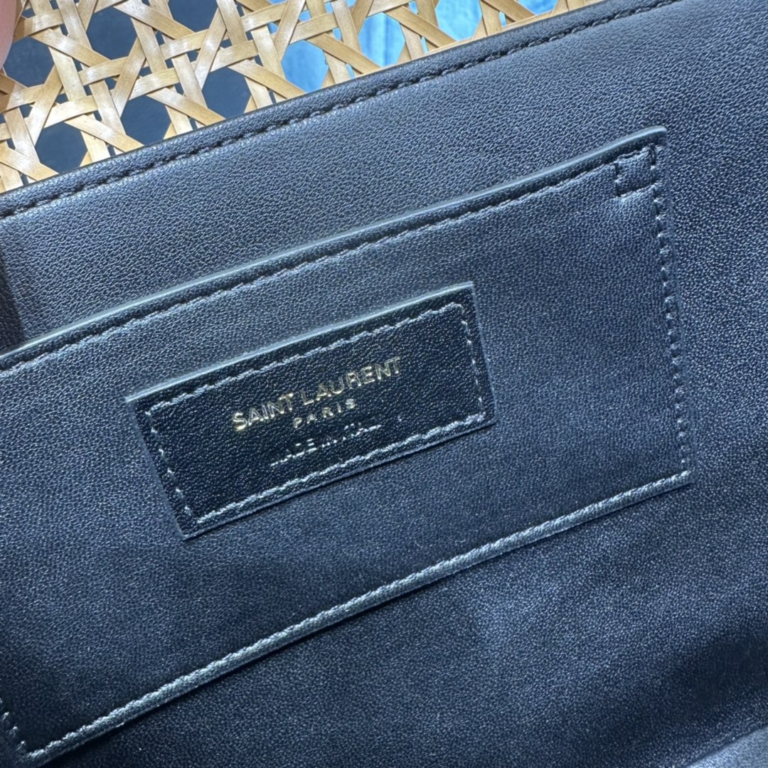 YSL SOLFERINO MEDIUM SATCHEL IN CANVAS AND BOX