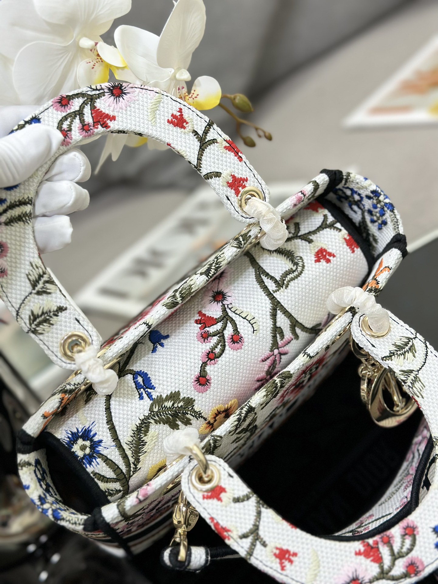 D*or medium lady d-lite bag