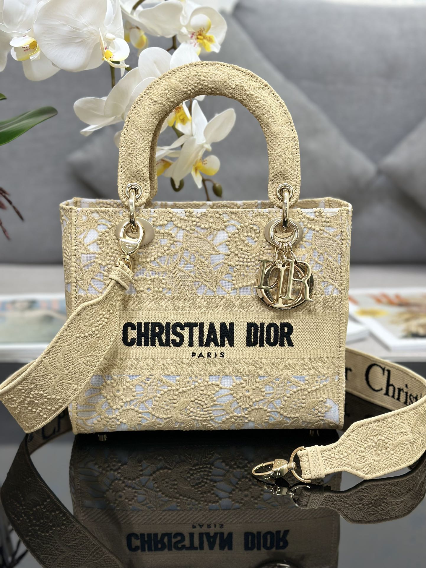 D*or medium lady d-lite bag