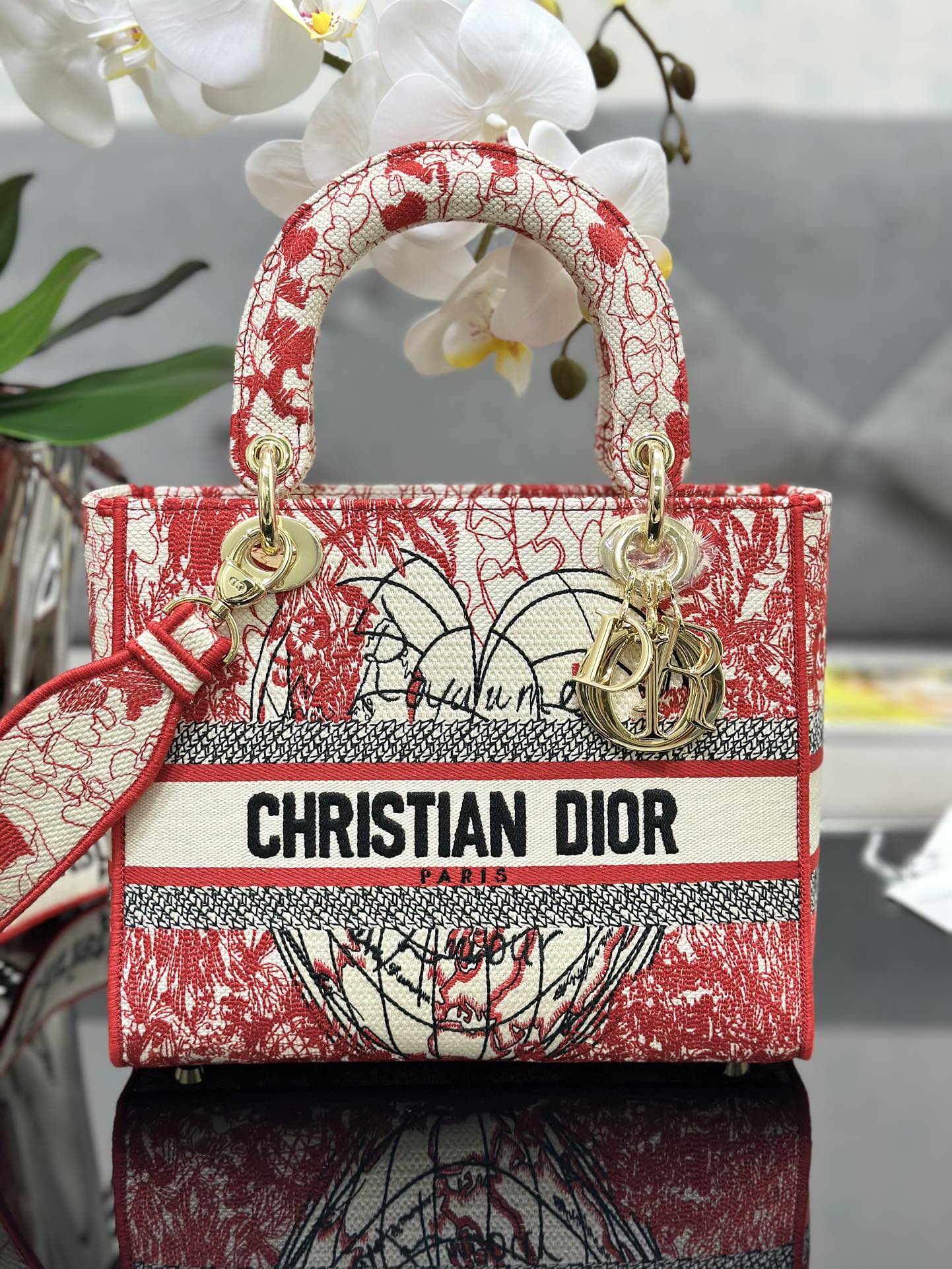 D*or medium lady d-lite bag
