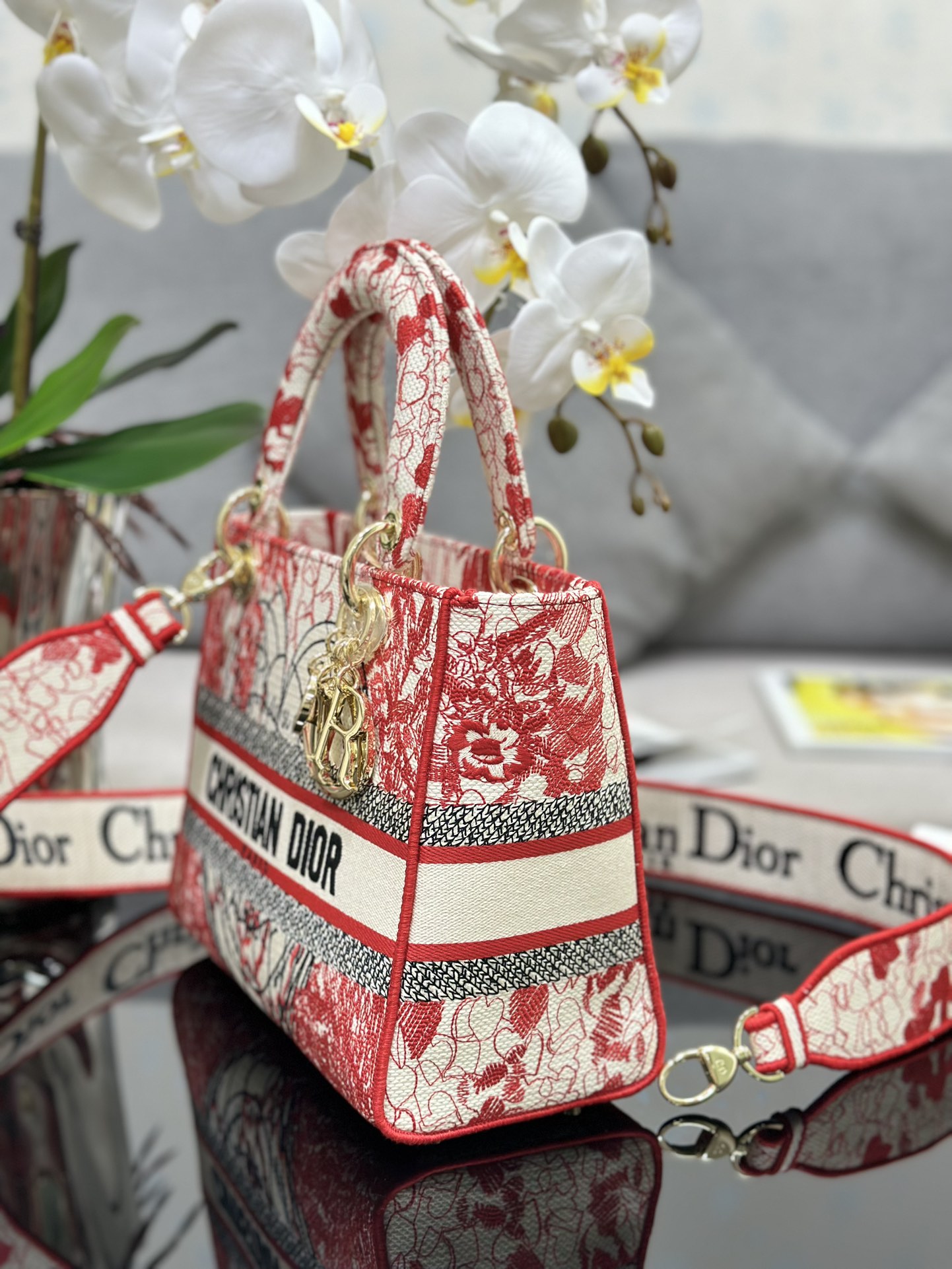 D*or medium lady d-lite bag