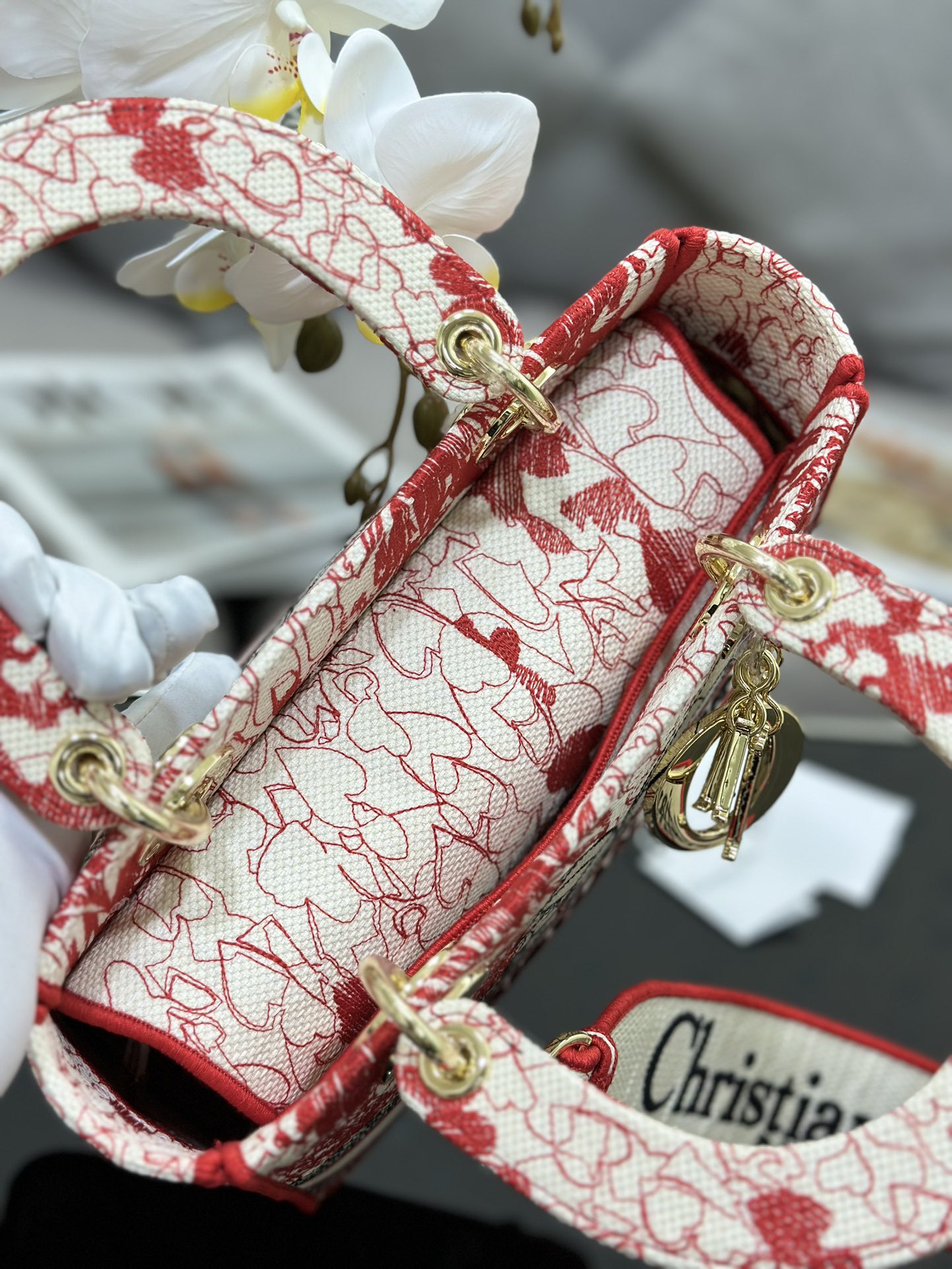 D*or medium lady d-lite bag