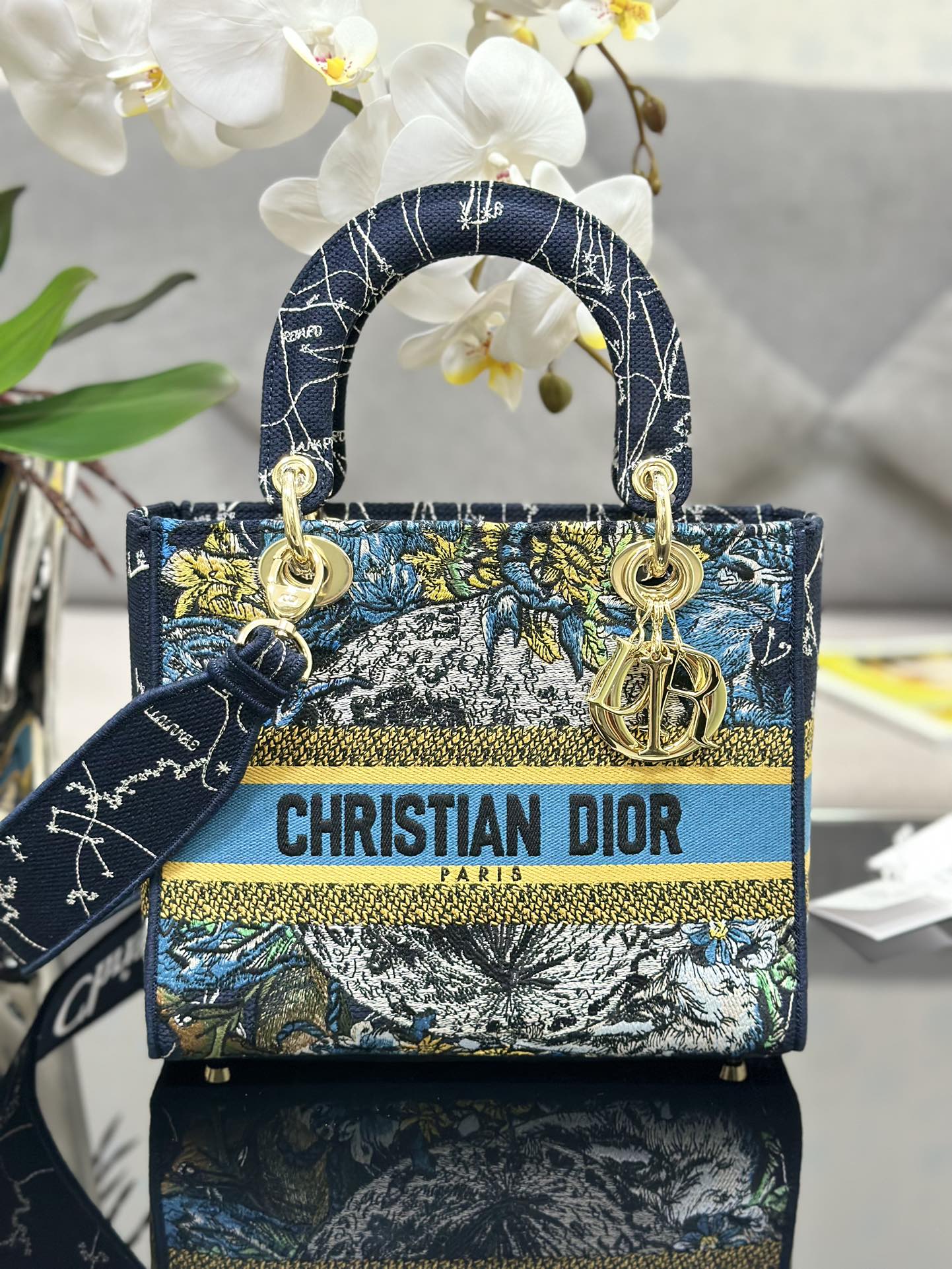 D*or medium lady d-lite bag