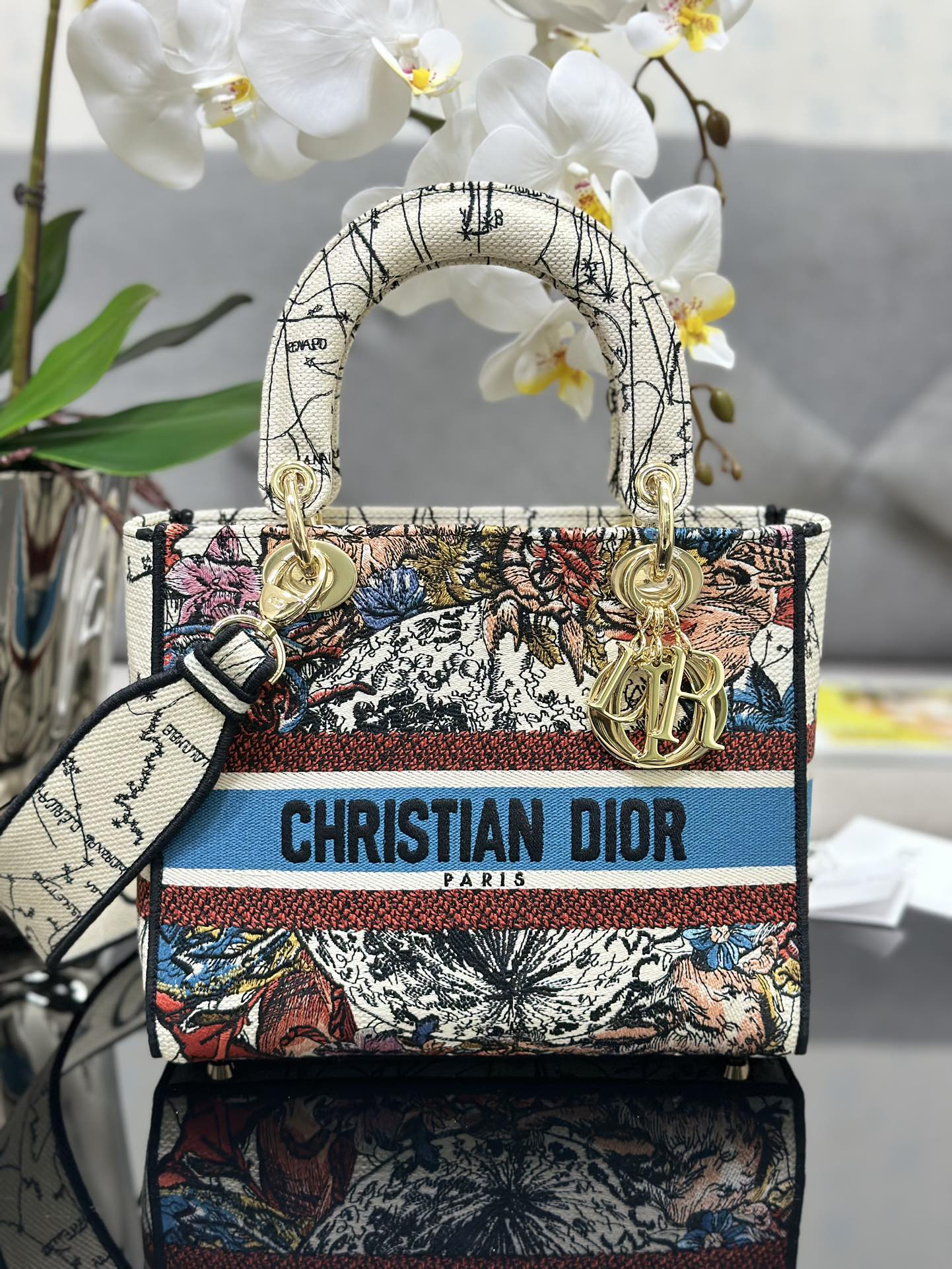 D*or medium lady d-lite bag