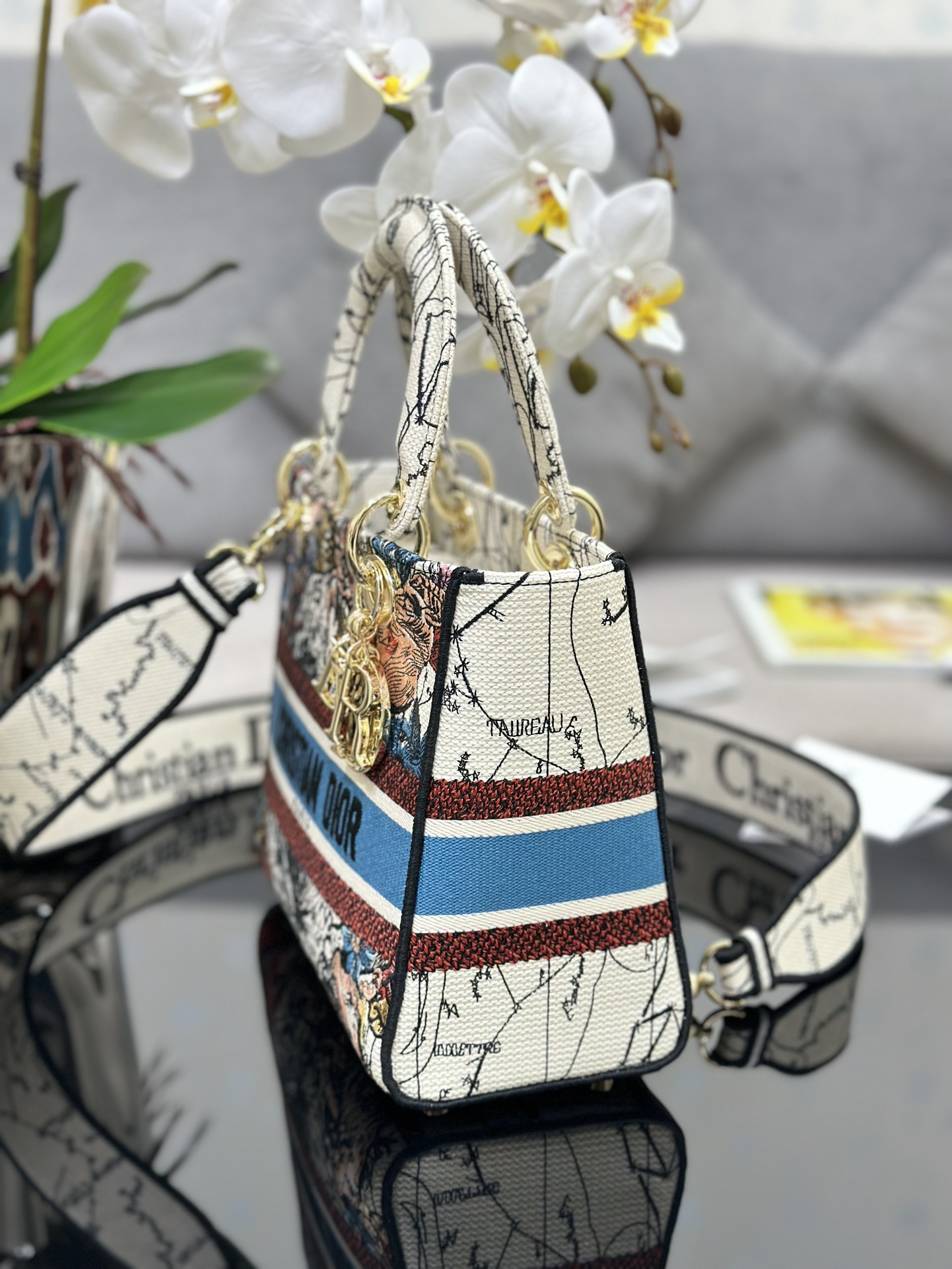 D*or medium lady d-lite bag