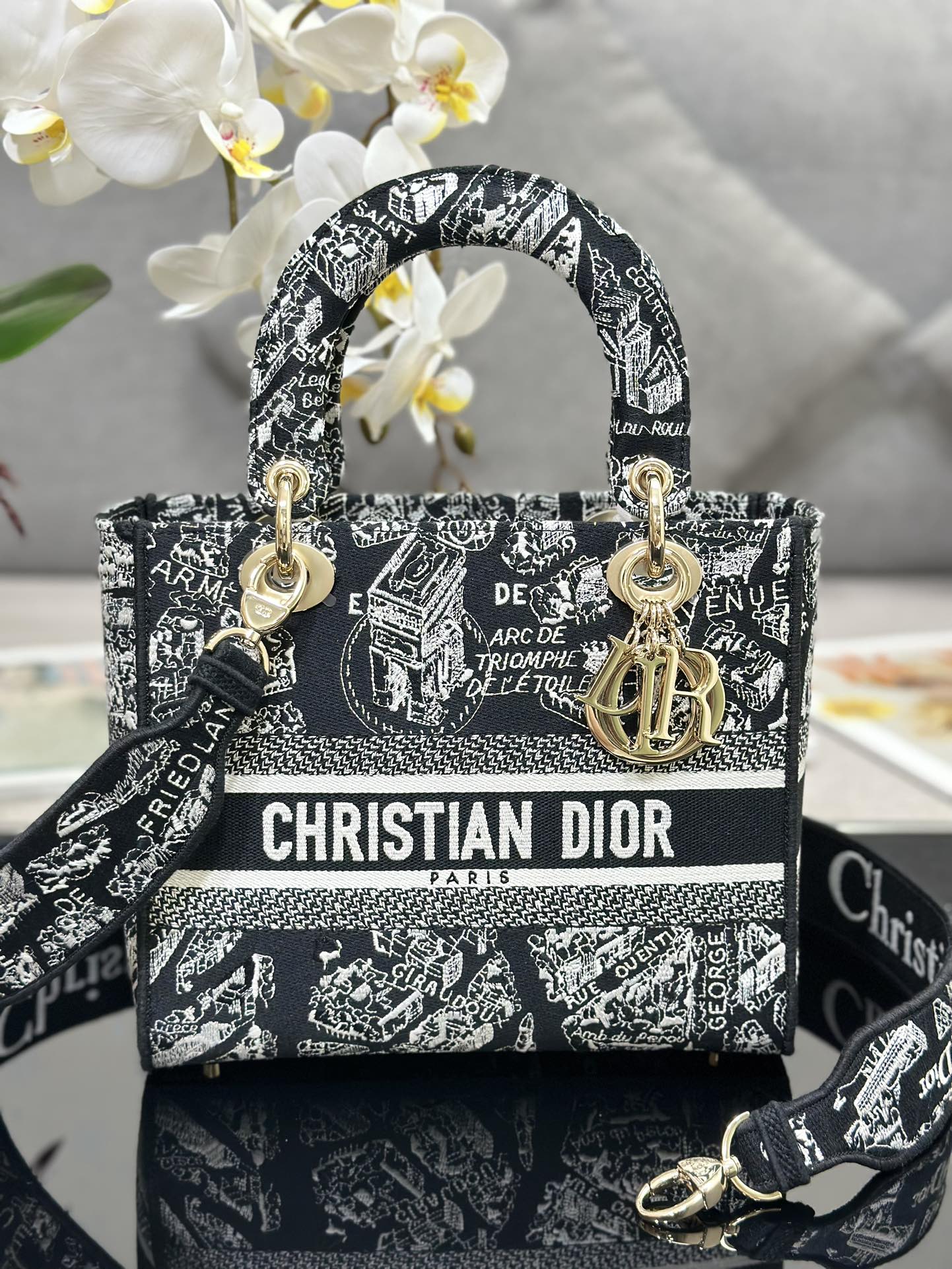 D*or medium lady d-lite bag