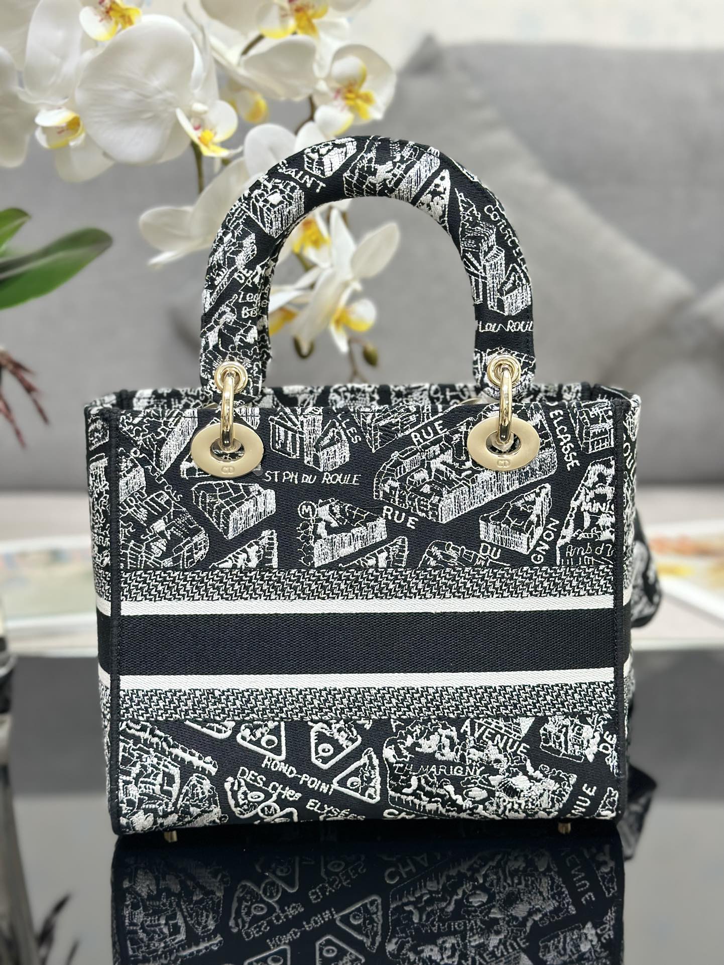 D*or medium lady d-lite bag