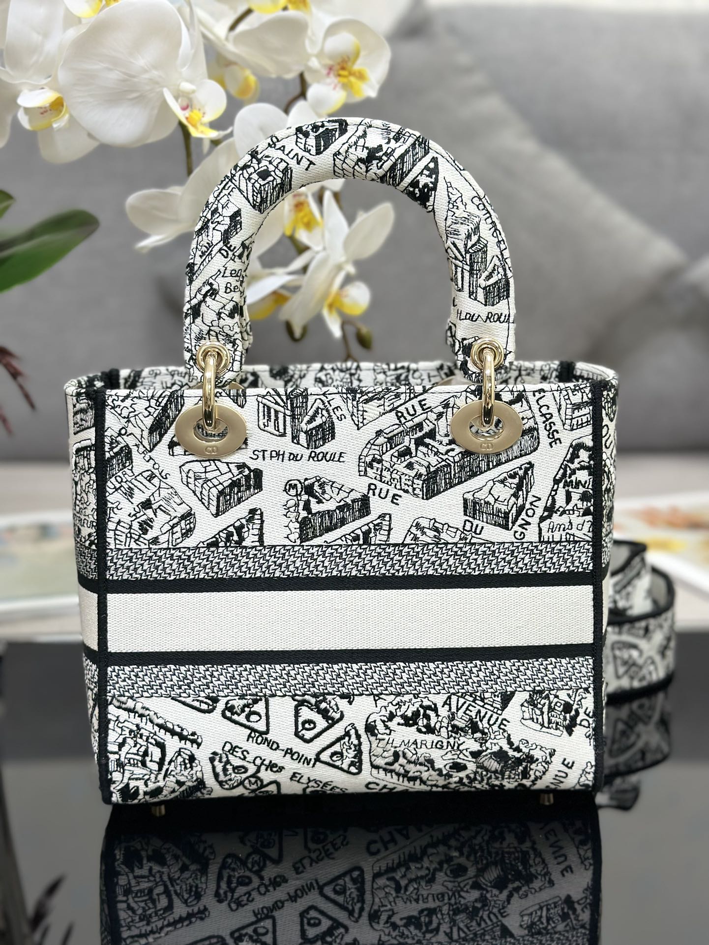 D*or medium lady d-lite bag