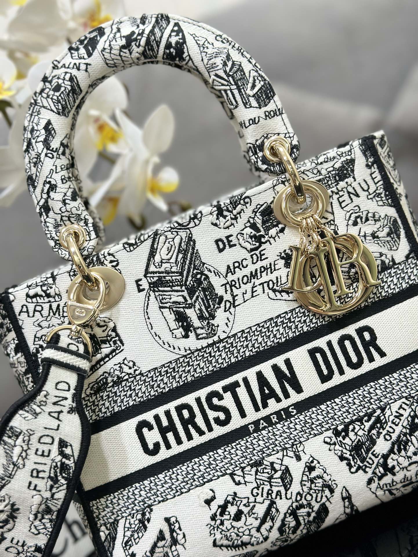 D*or medium lady d-lite bag