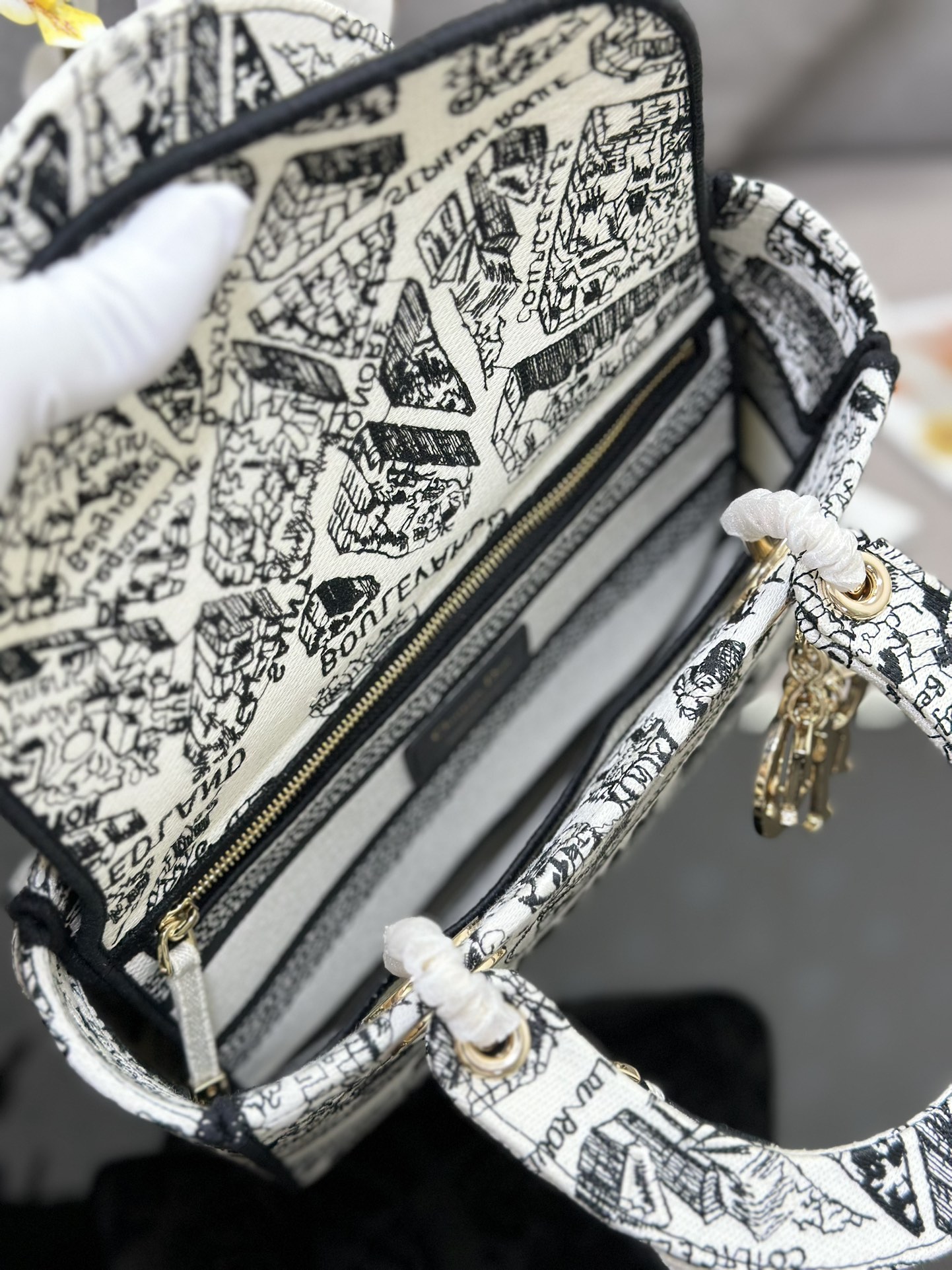 D*or medium lady d-lite bag