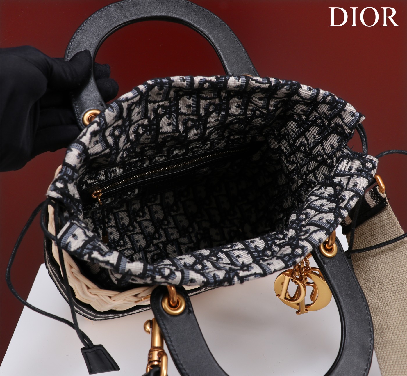 D*or medium lady d-lite bag