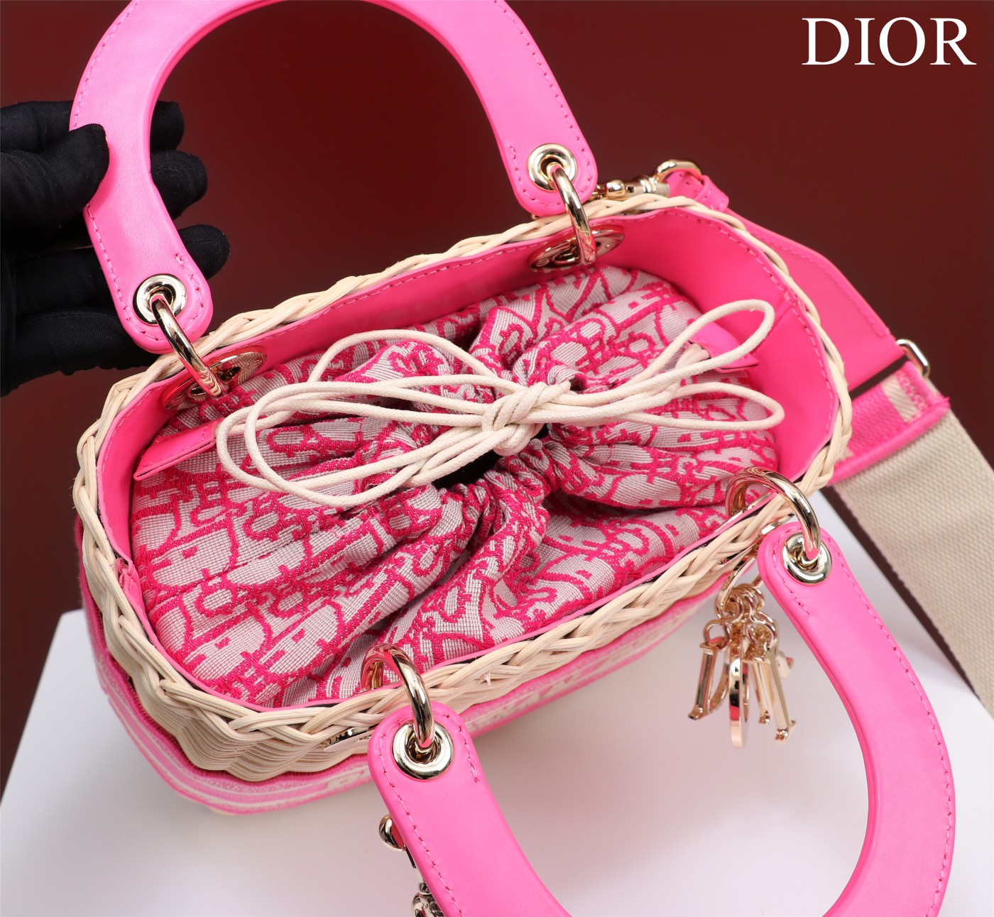 D*or medium lady d-lite bag