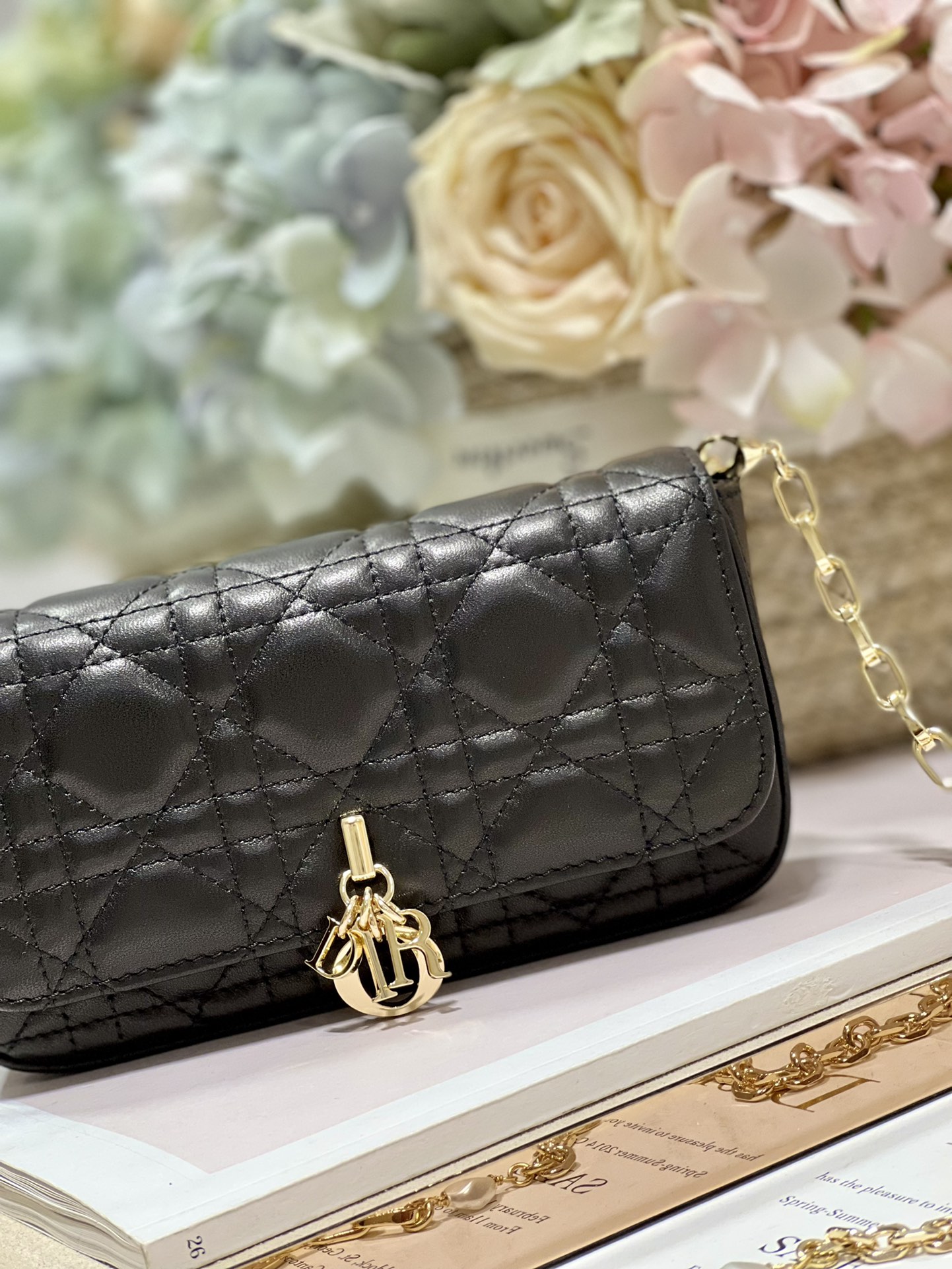 lady D*or phone pouch