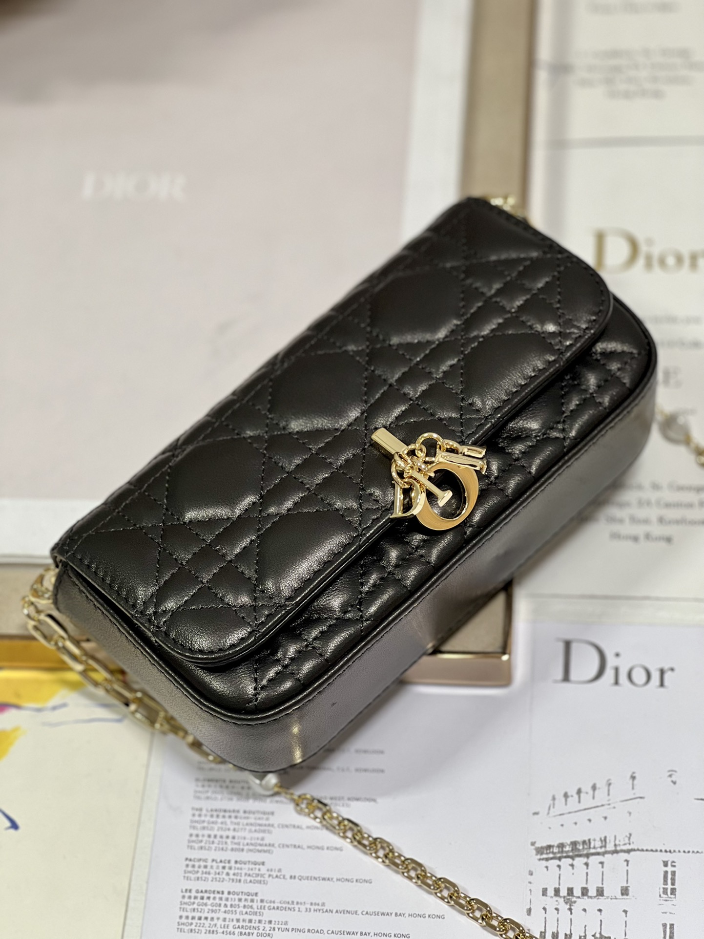 lady D*or phone pouch