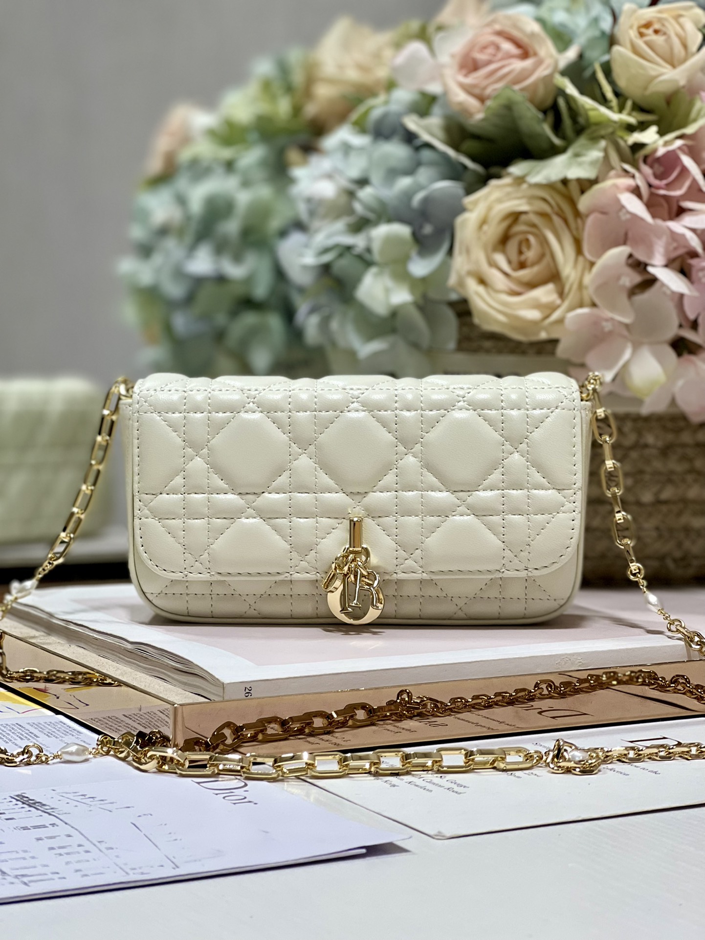 lady D*or phone pouch