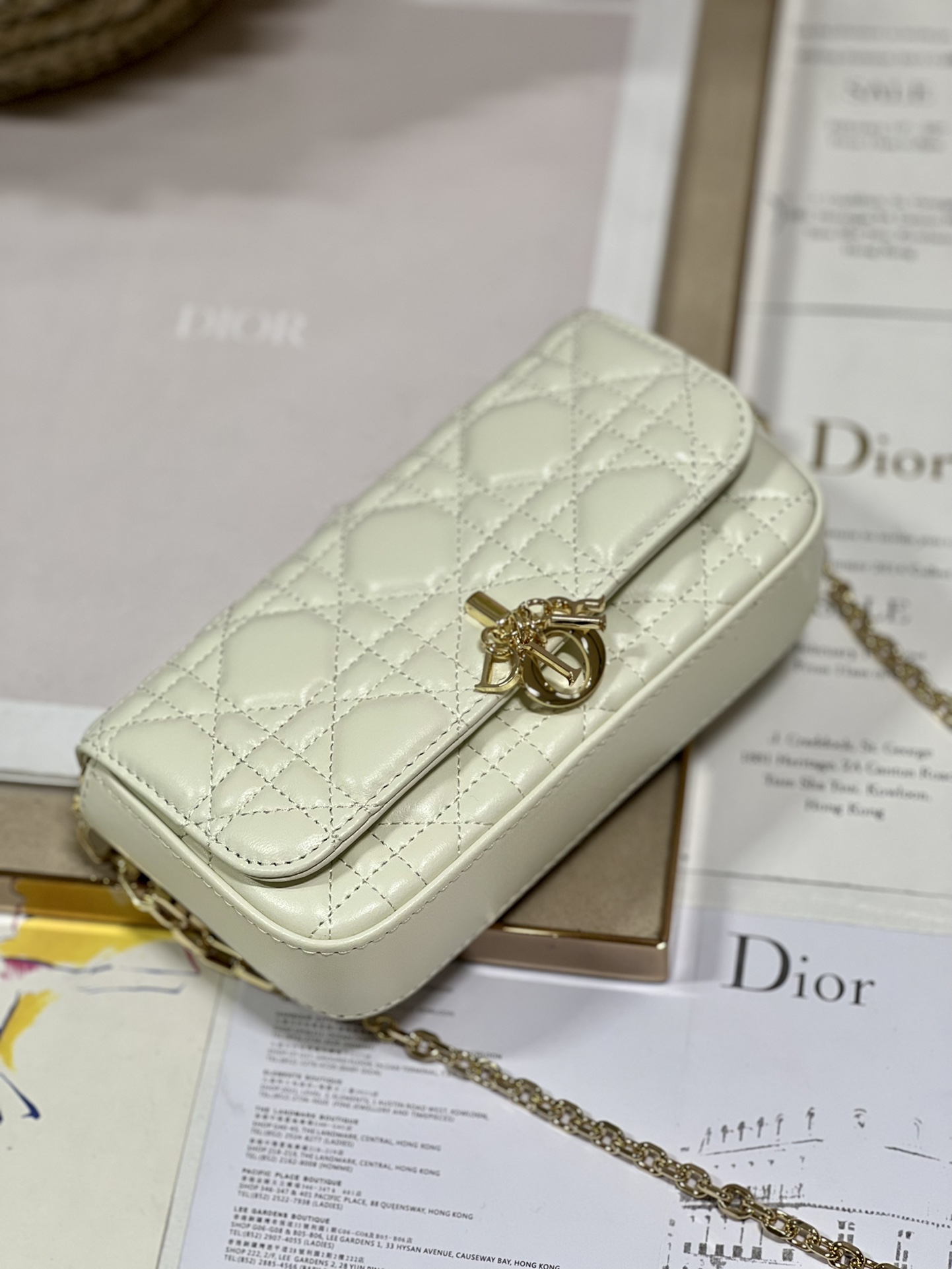 lady D*or phone pouch