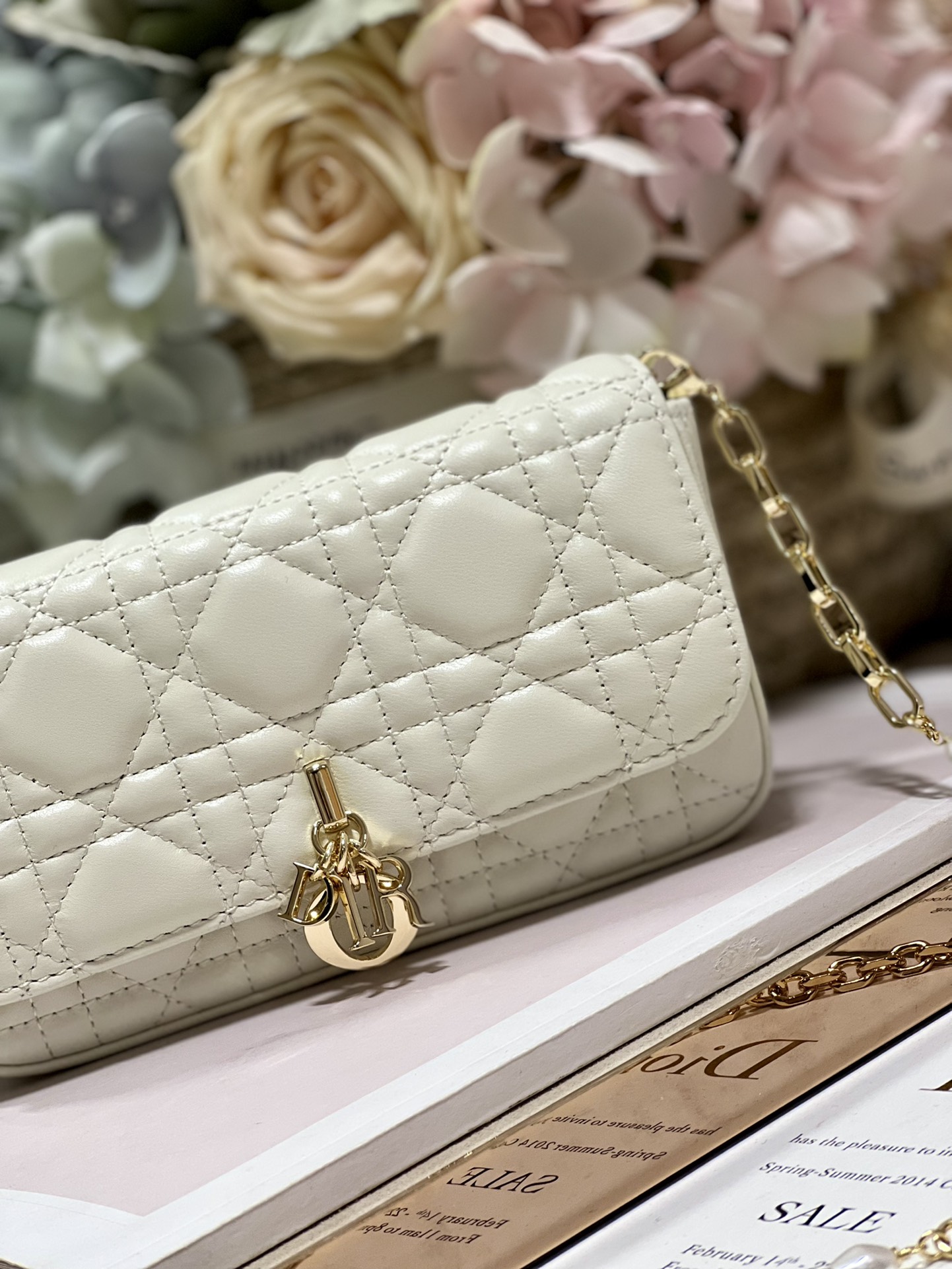 lady D*or phone pouch