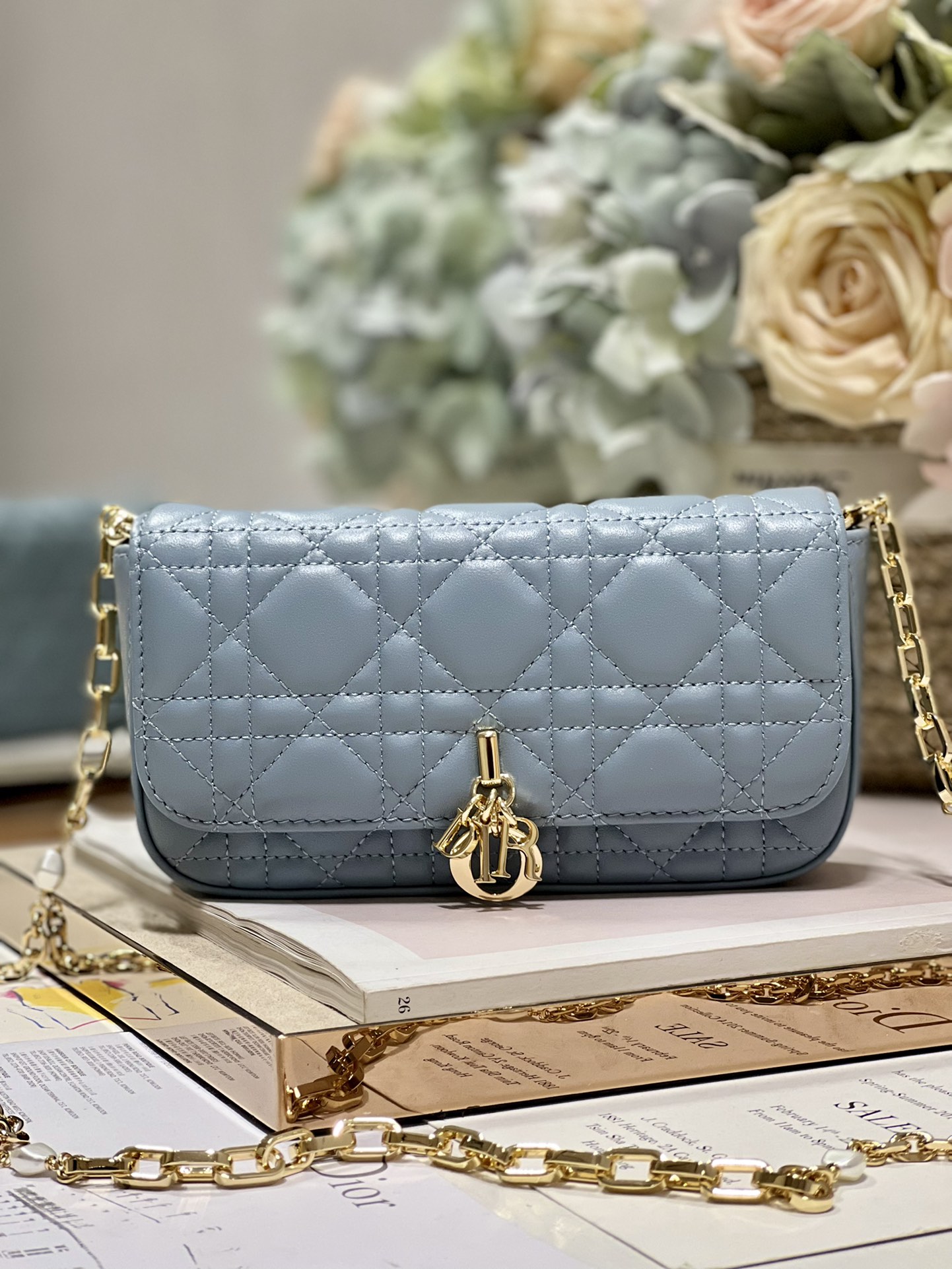 lady D*or phone pouch
