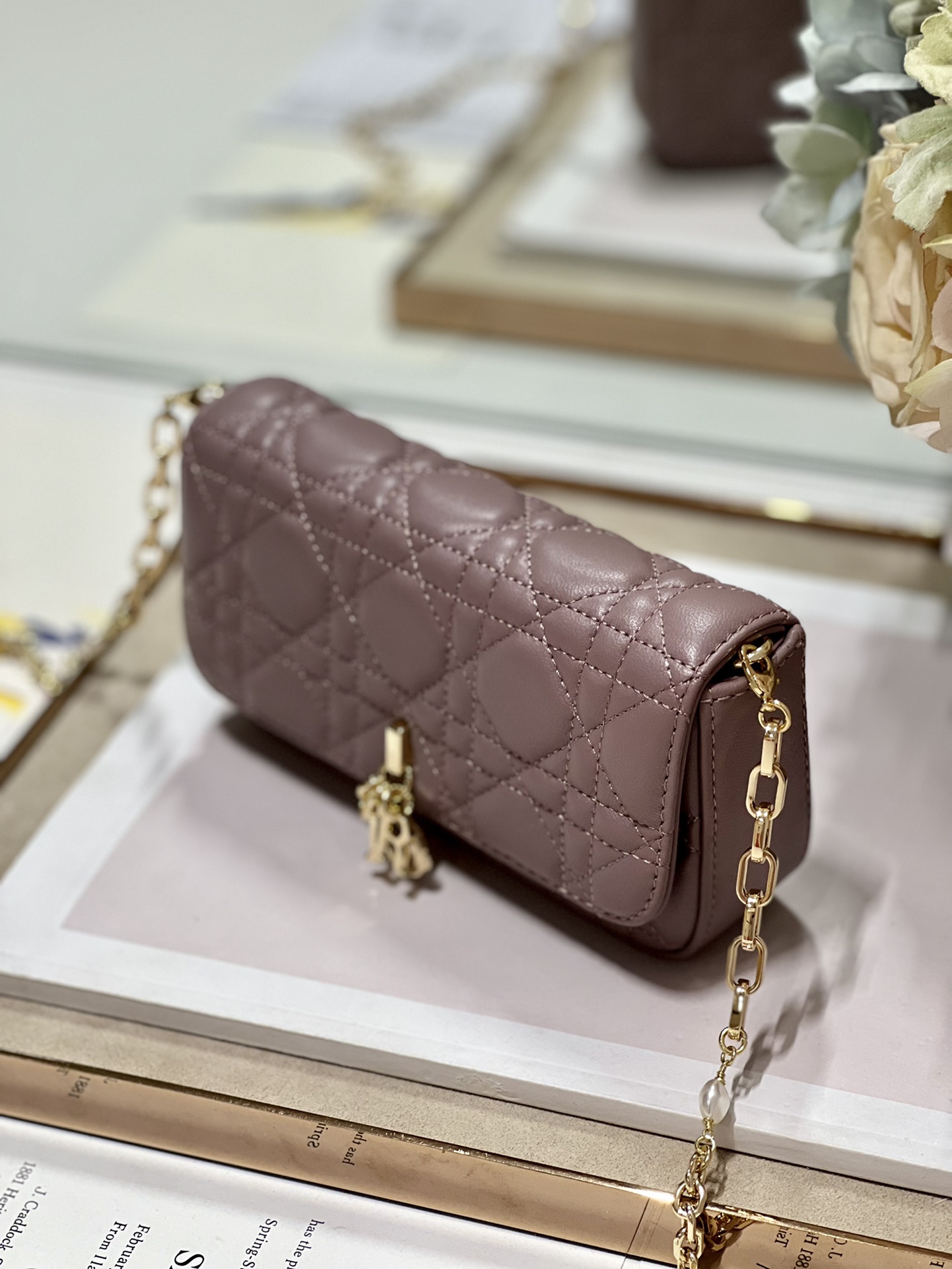 lady D*or phone pouch