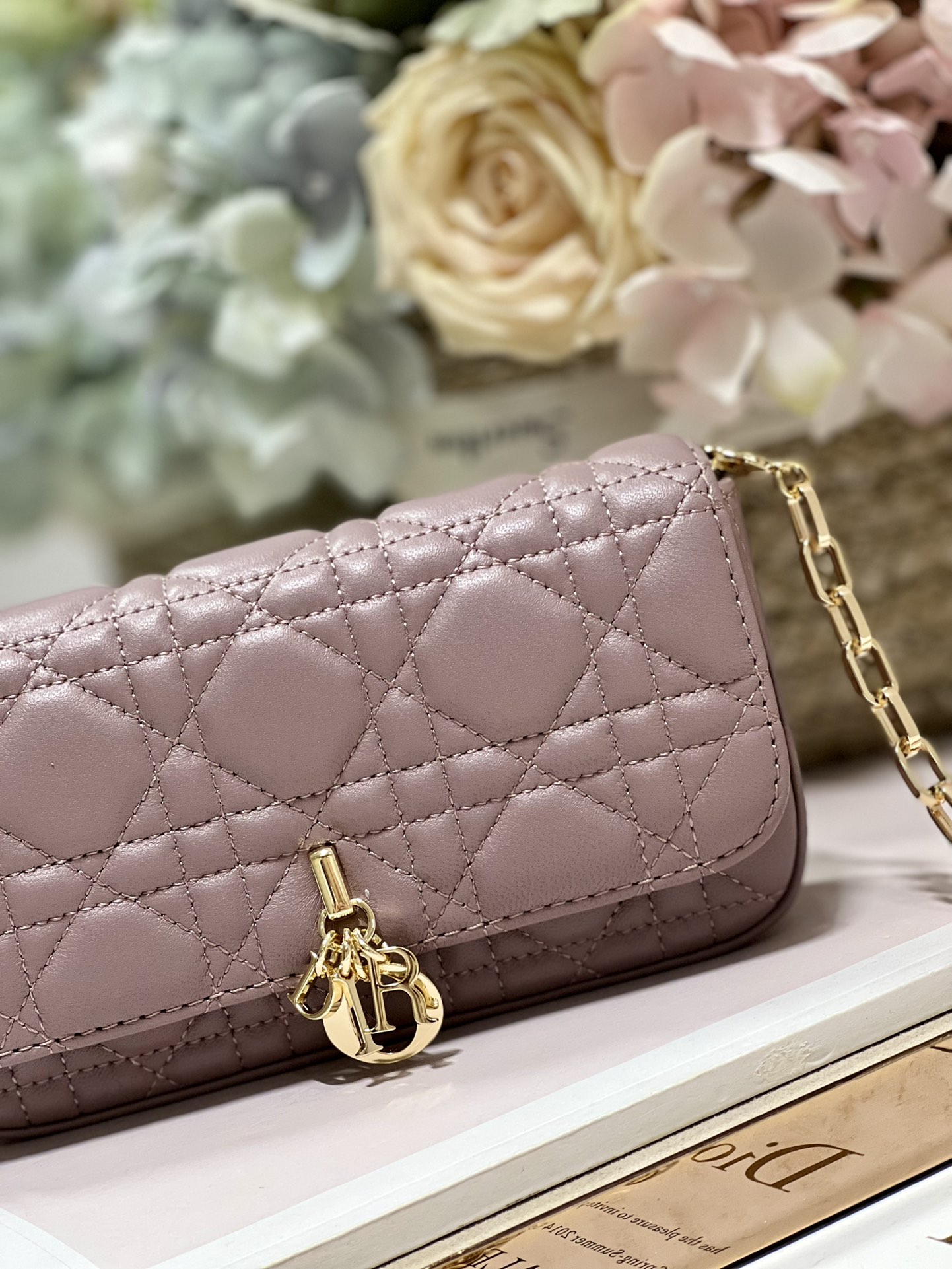 lady D*or phone pouch