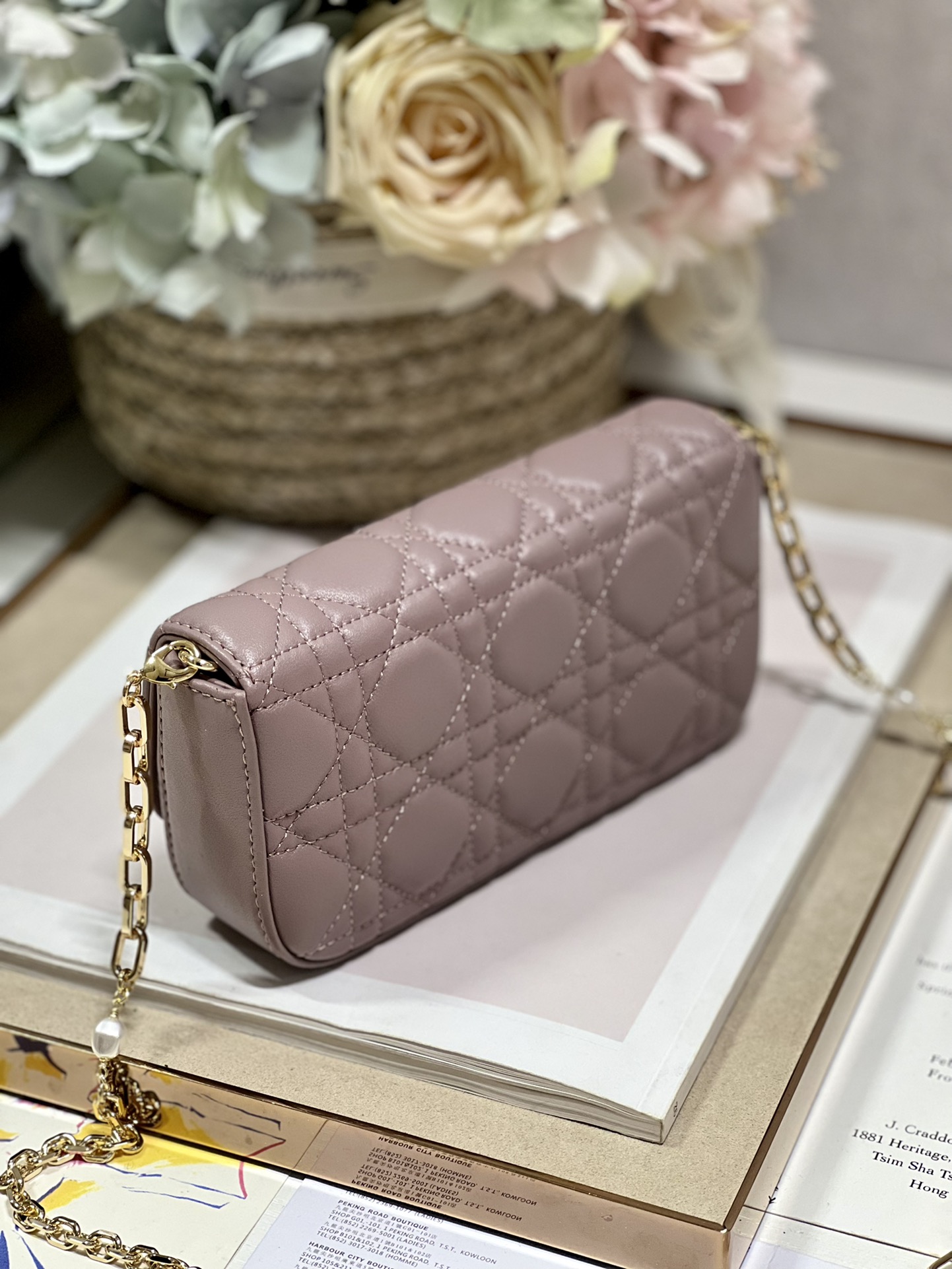 lady D*or phone pouch