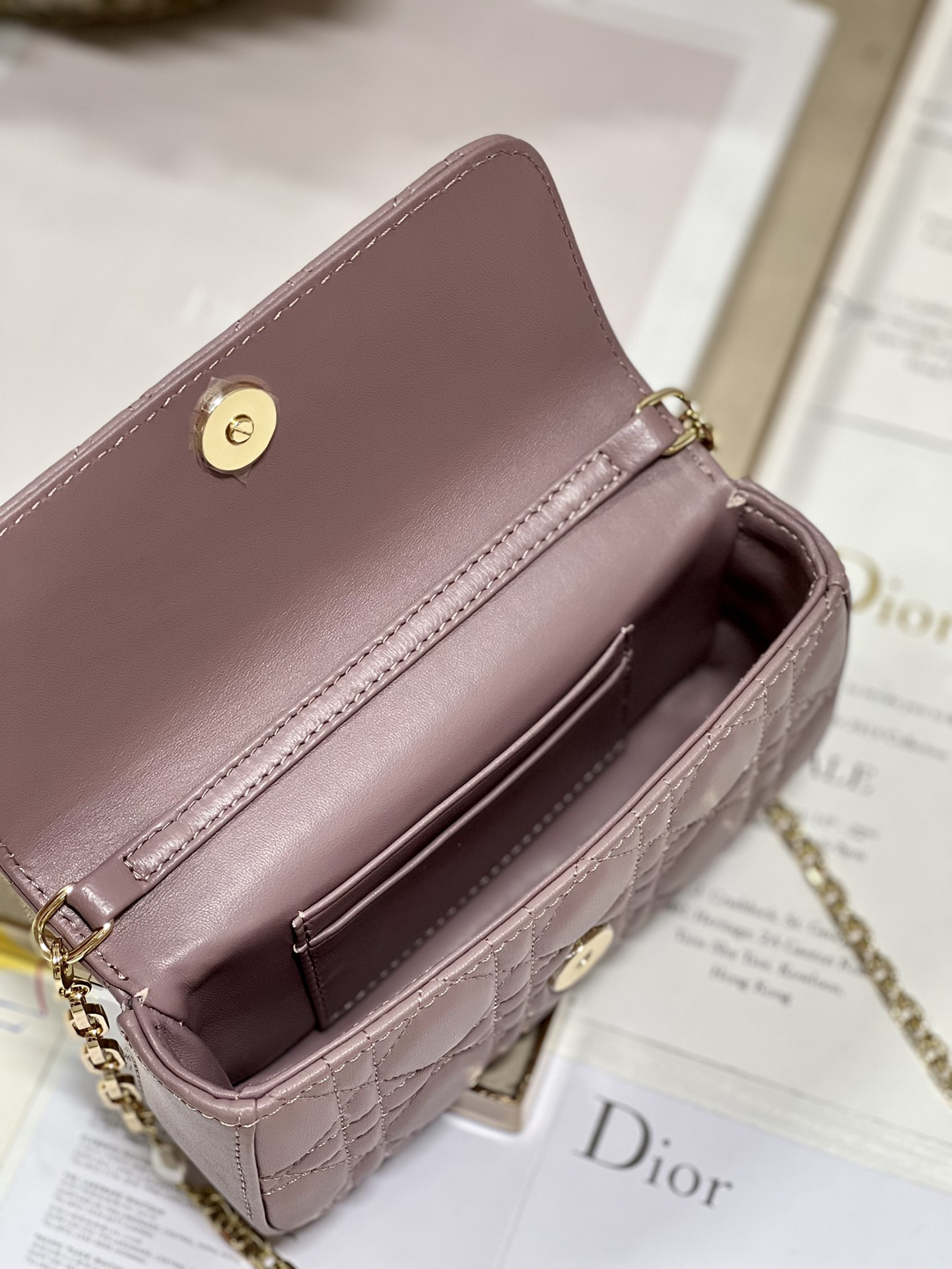 lady D*or phone pouch