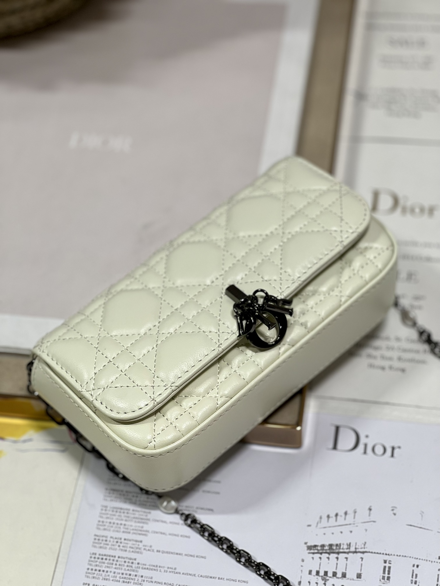 lady D*or phone pouch