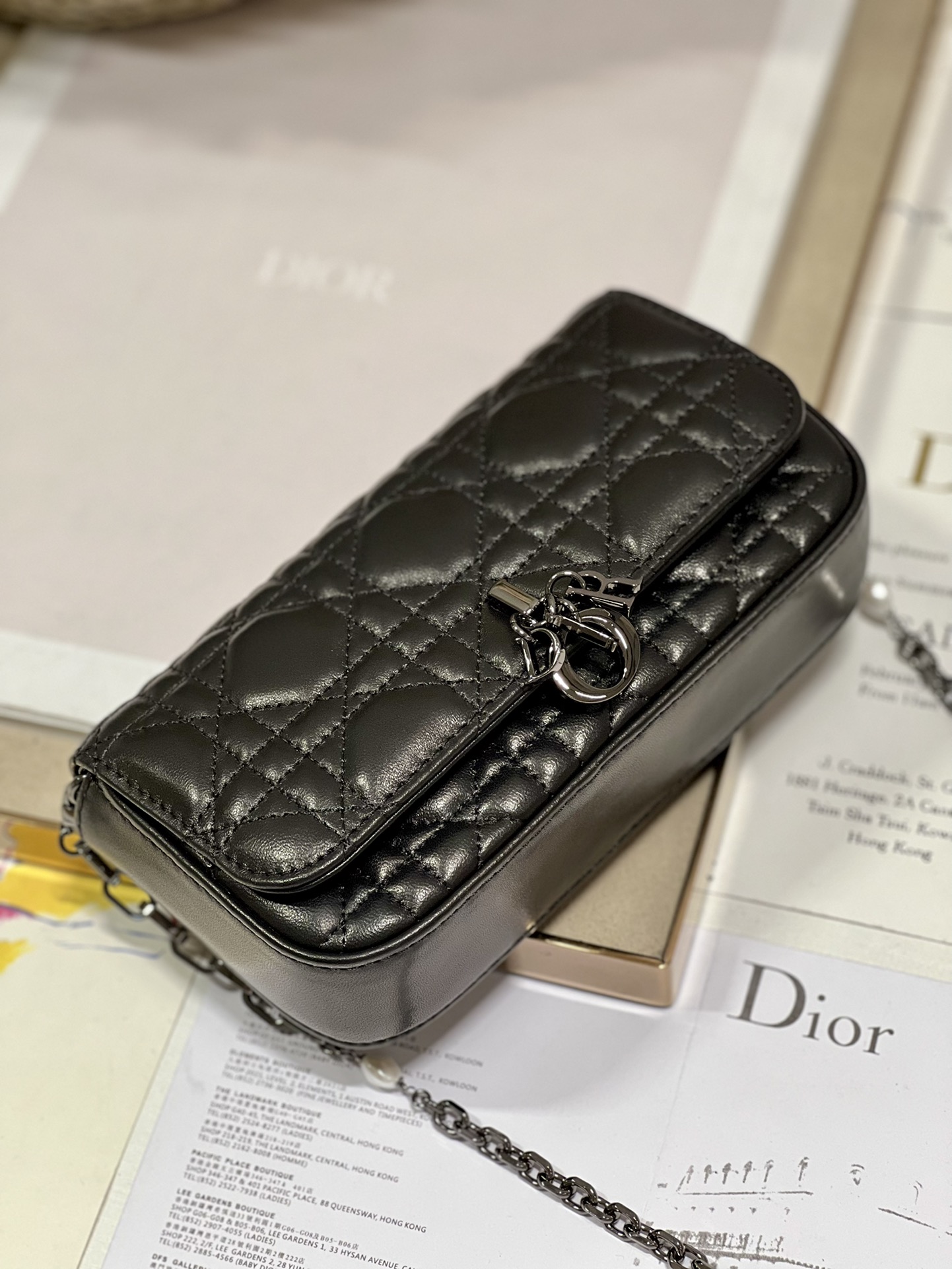 lady D*or phone pouch