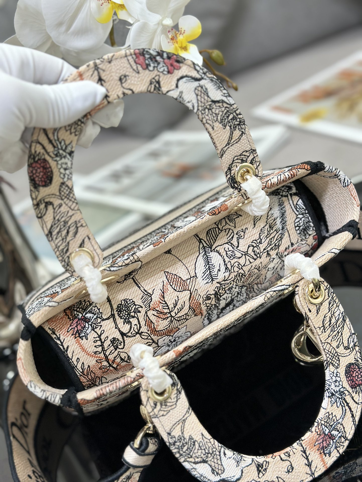 D*or medium lady d-lite bag