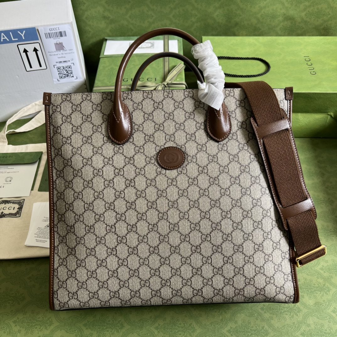 G*u*i medium tote bag with interlocking g