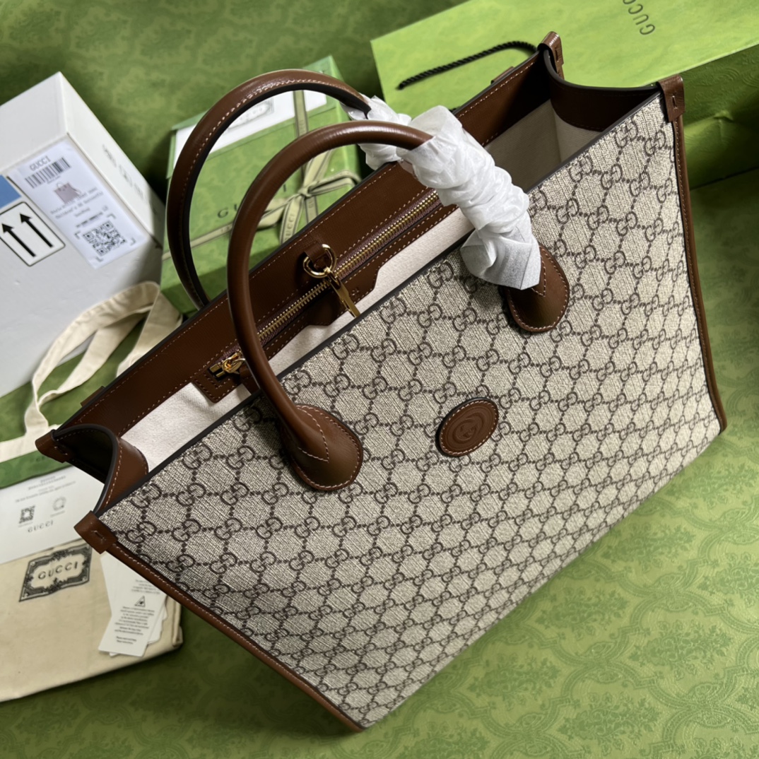 G*u*i medium tote bag with interlocking g