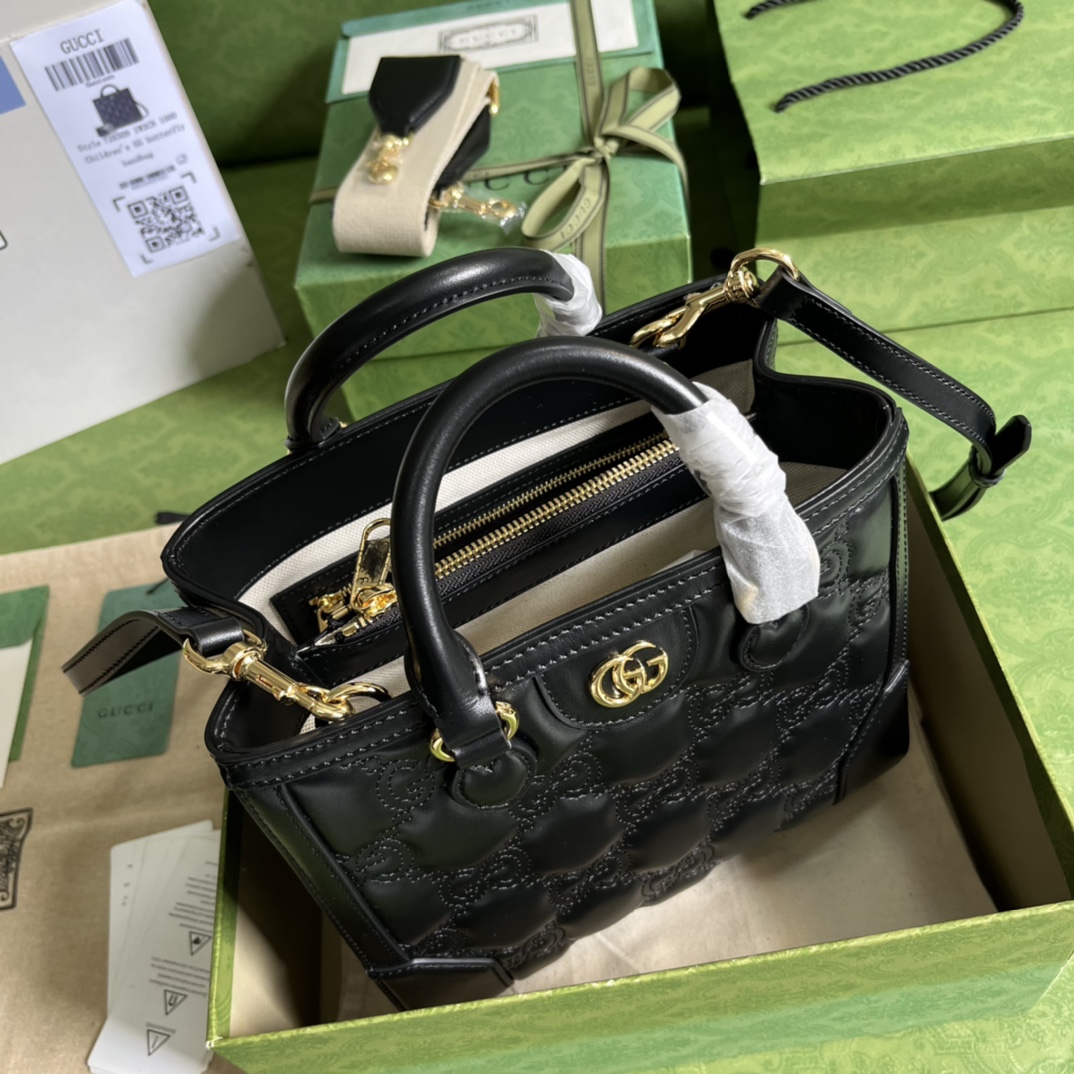 G*u*i gg matelassÉ mini top handle bag