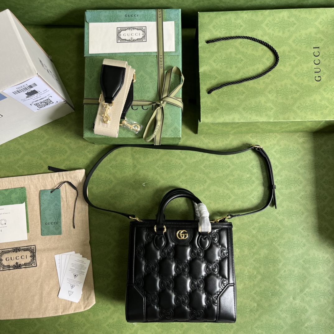 G*u*i gg matelassÉ mini top handle bag