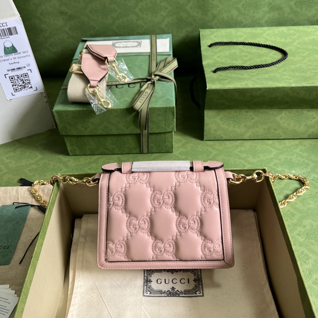 G*u*i gg matelassÉ small top handle bag