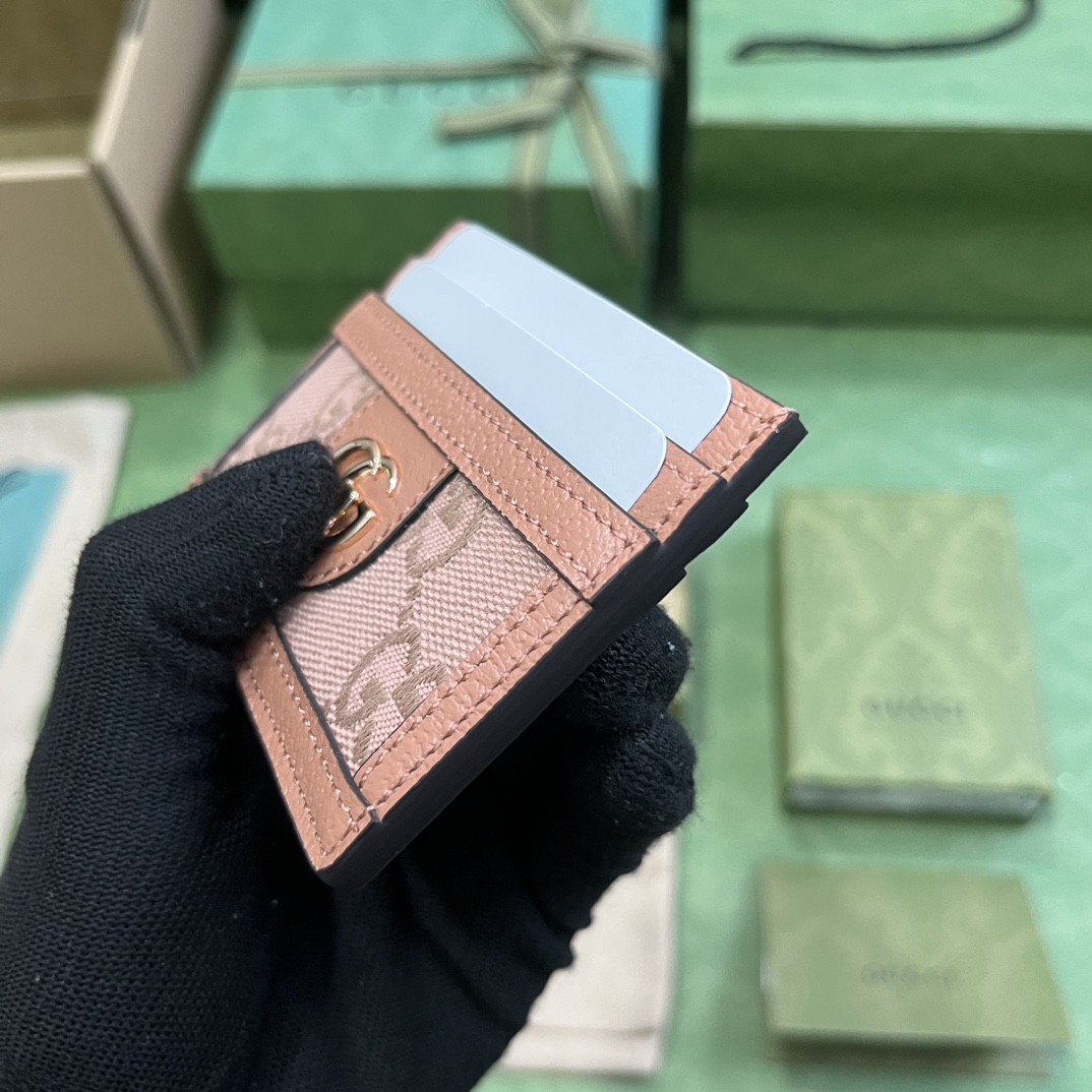 G*u*i ophidia gg card case