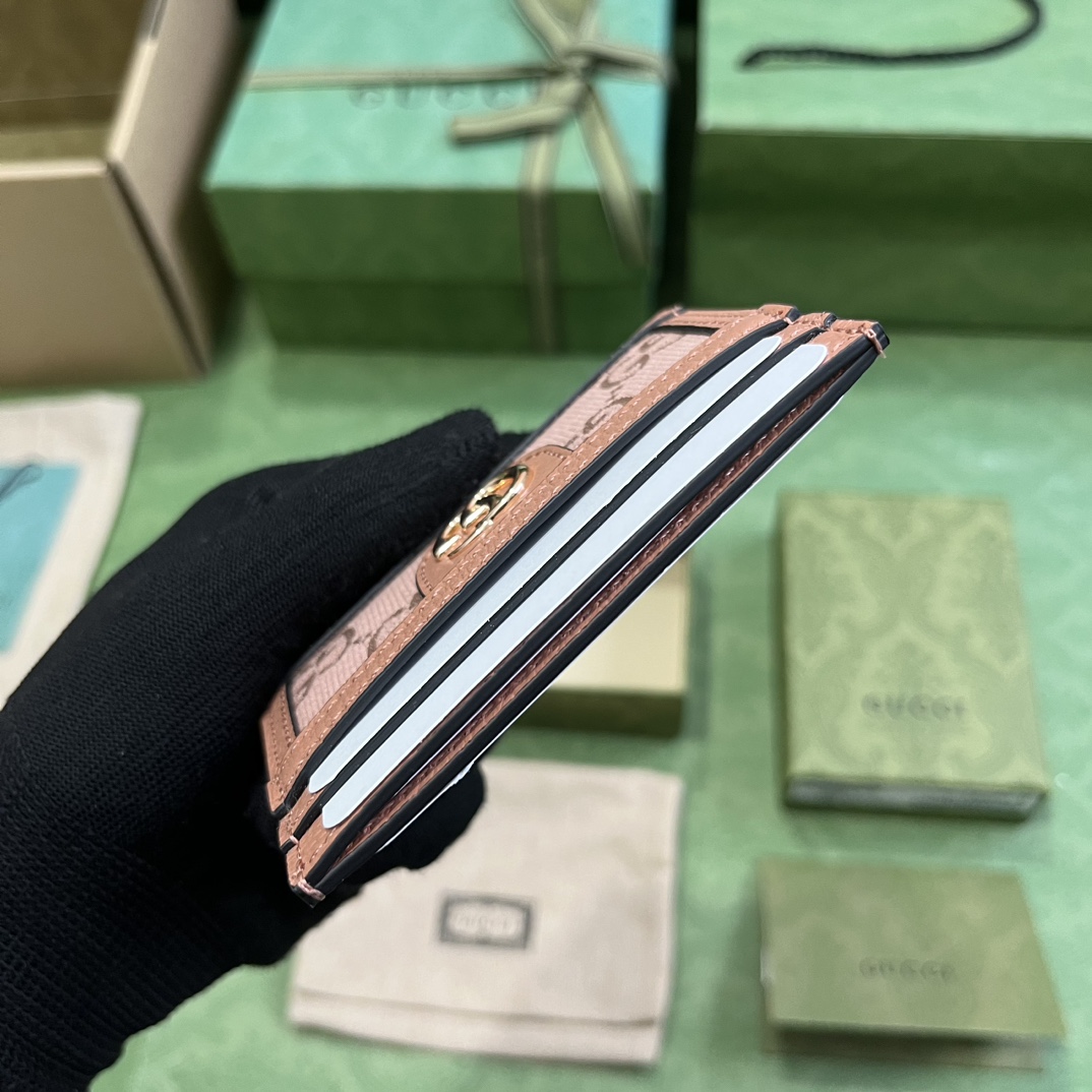 G*u*i ophidia gg card case