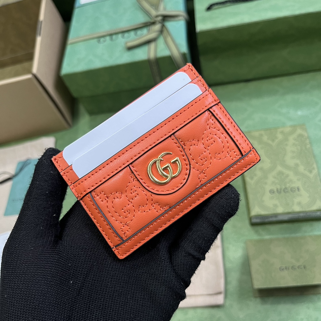 G*u*i gg matelassÉ card case