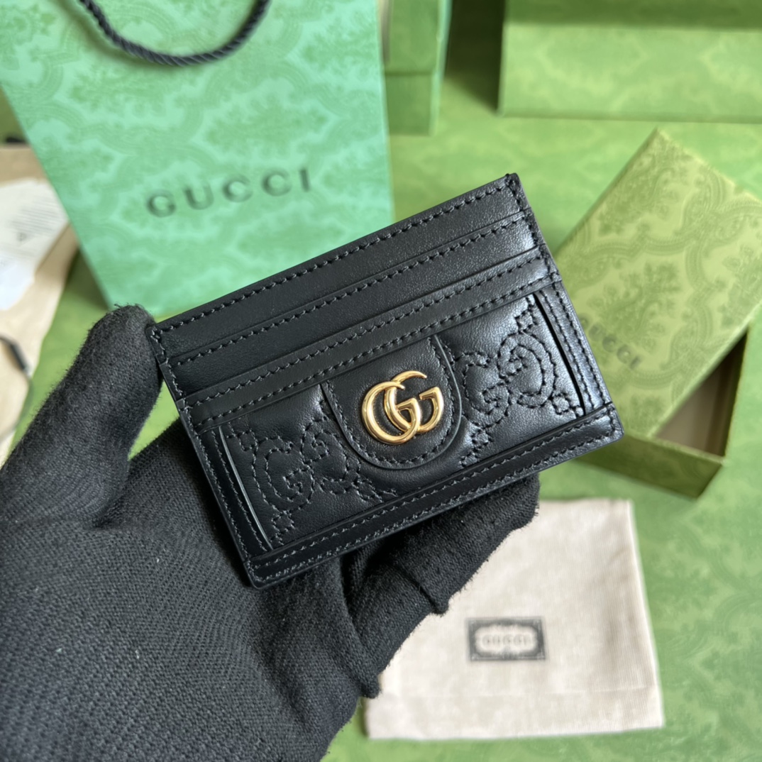 G*u*i gg matelassÉ card case