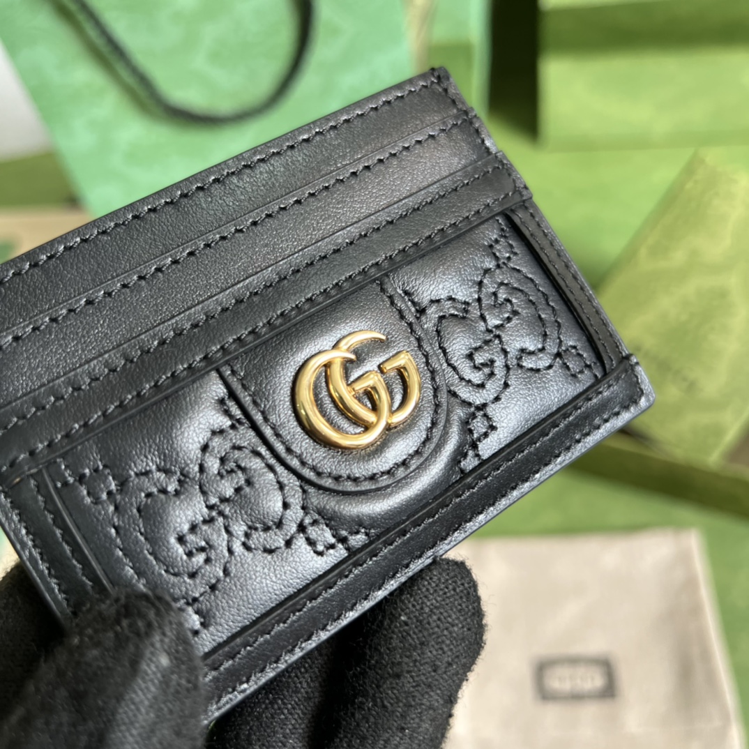G*u*i gg matelassÉ card case