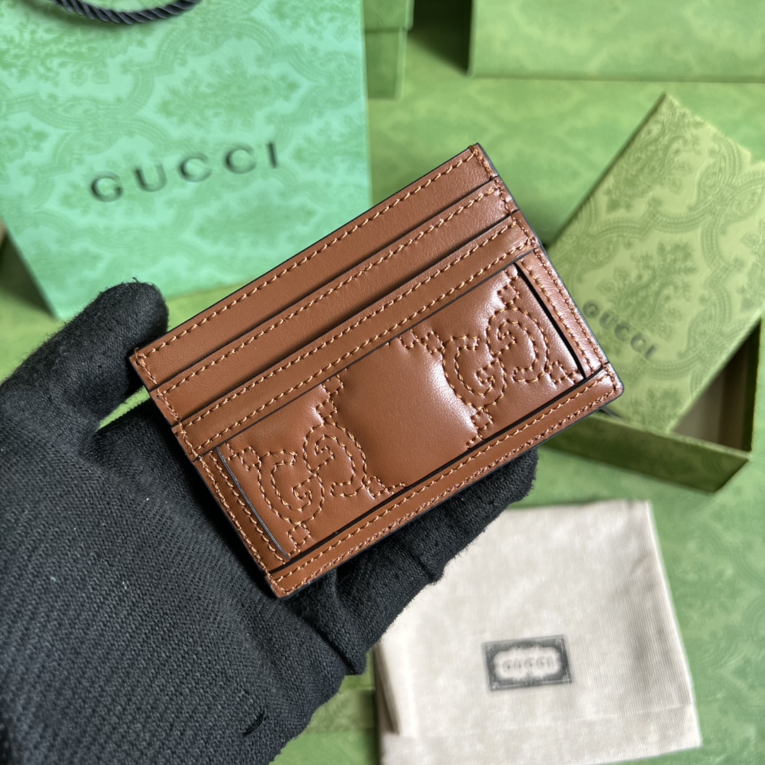G*u*i gg matelassÉ card case