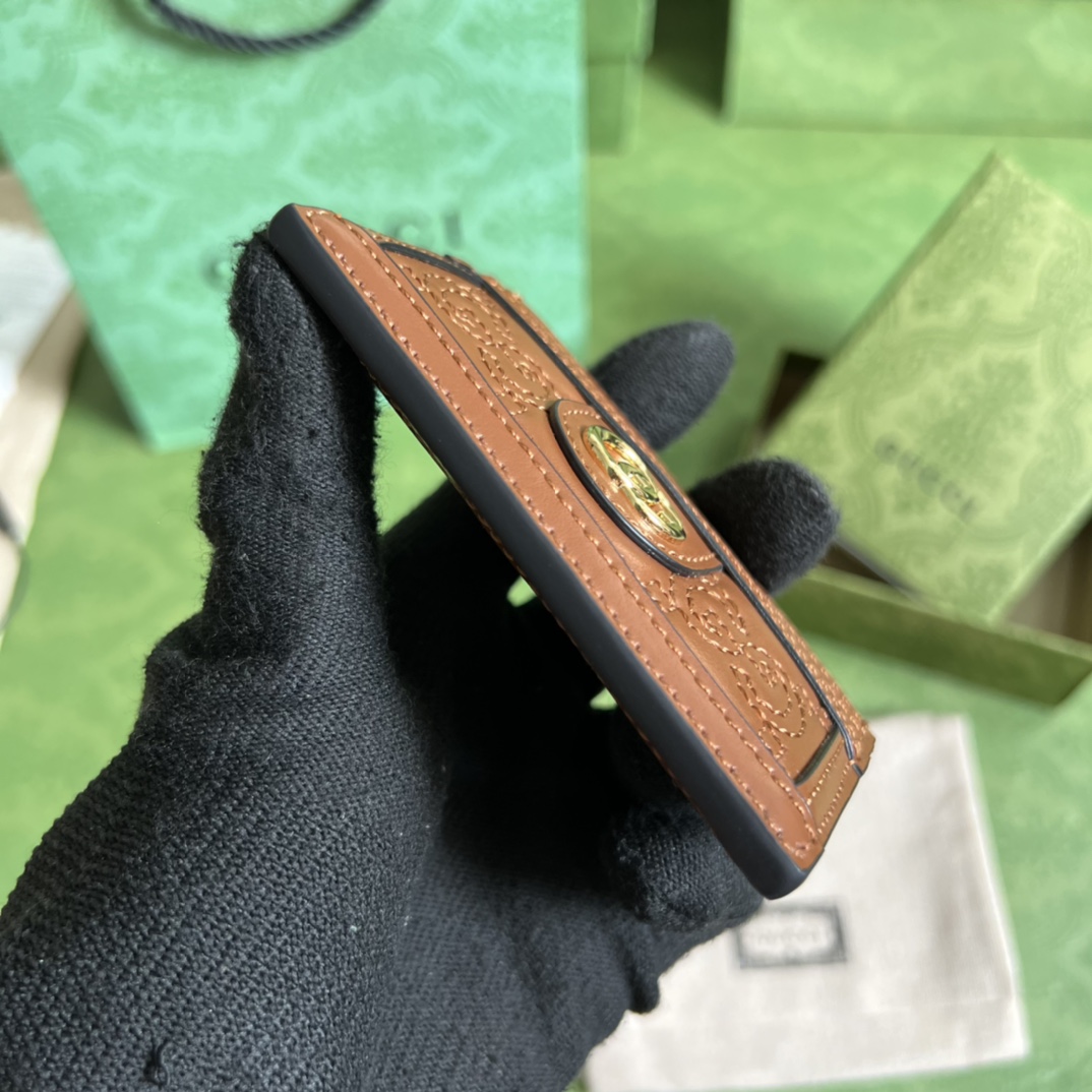 G*u*i gg matelassÉ card case